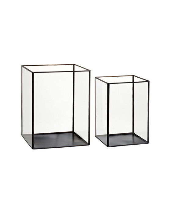 Lausanne Lantern Black Set Of 2