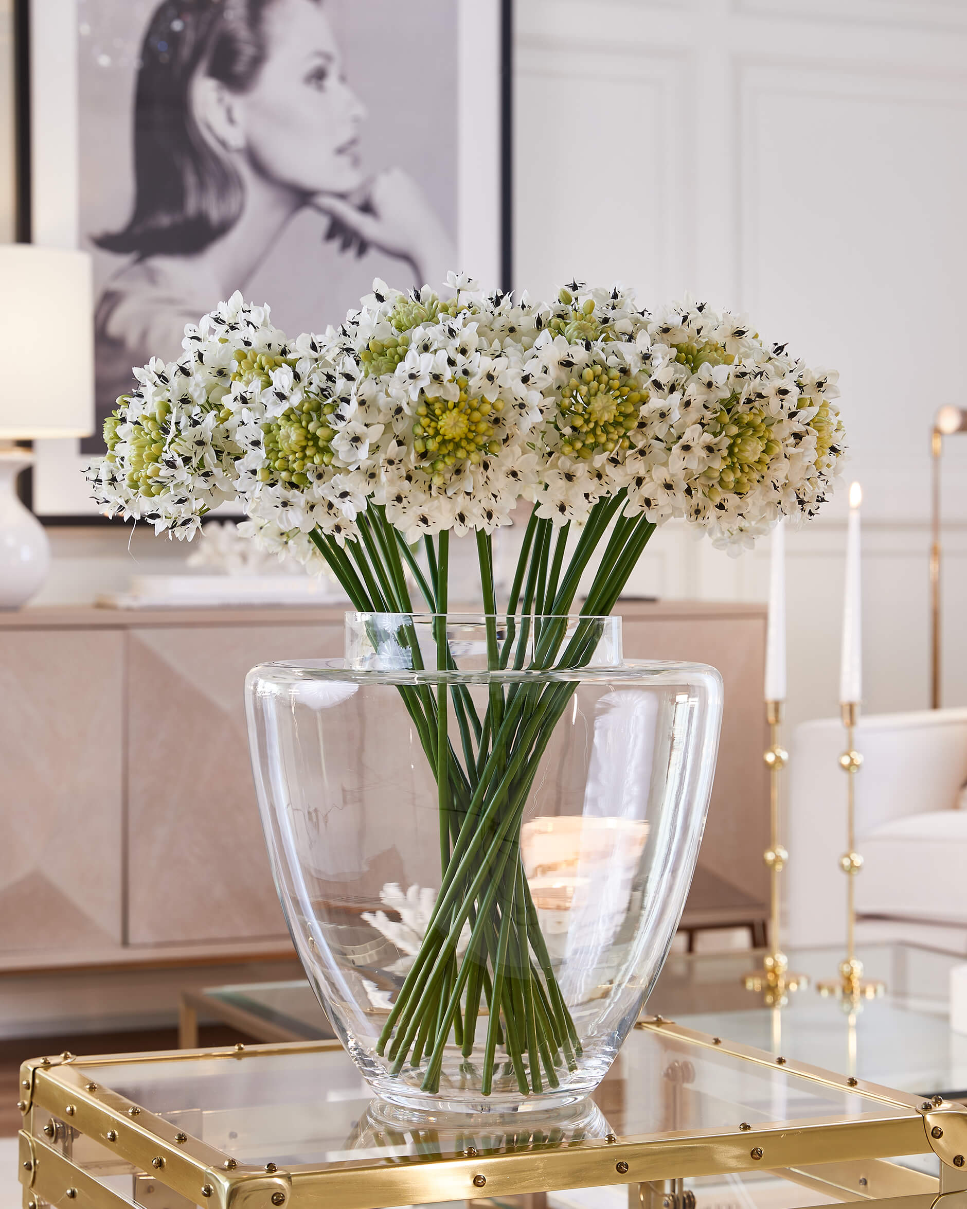 Arabicum snittblomma vit