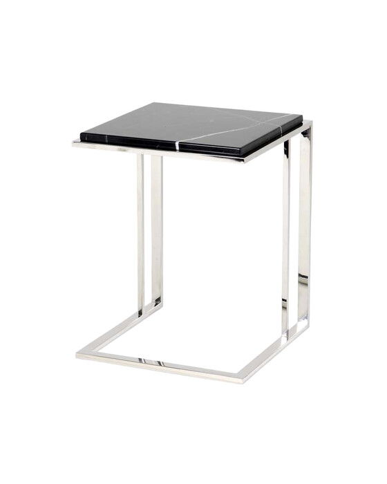 Side Table Cocktail Polished Stainless Steel