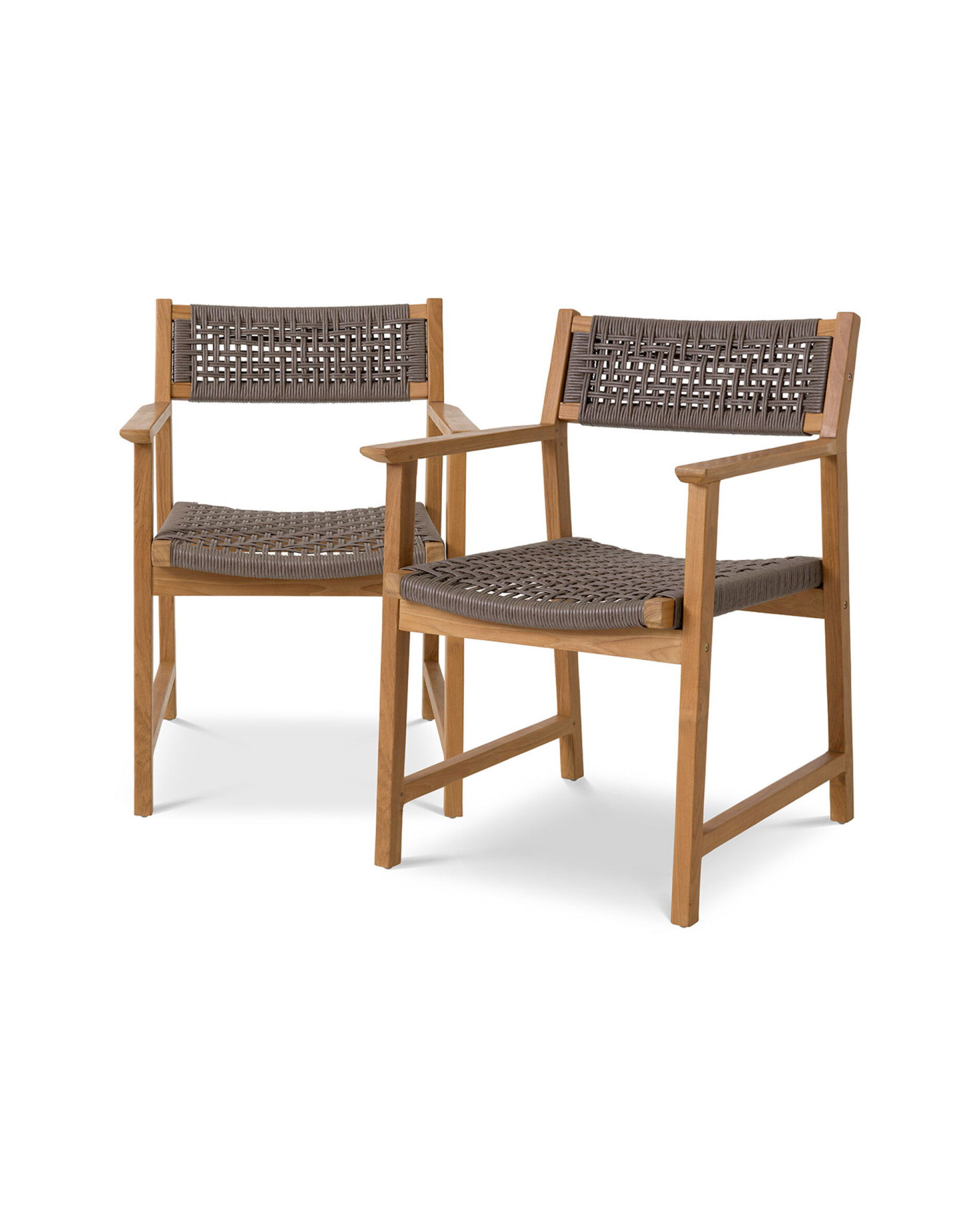 Cancun matstol natural teak 2-set