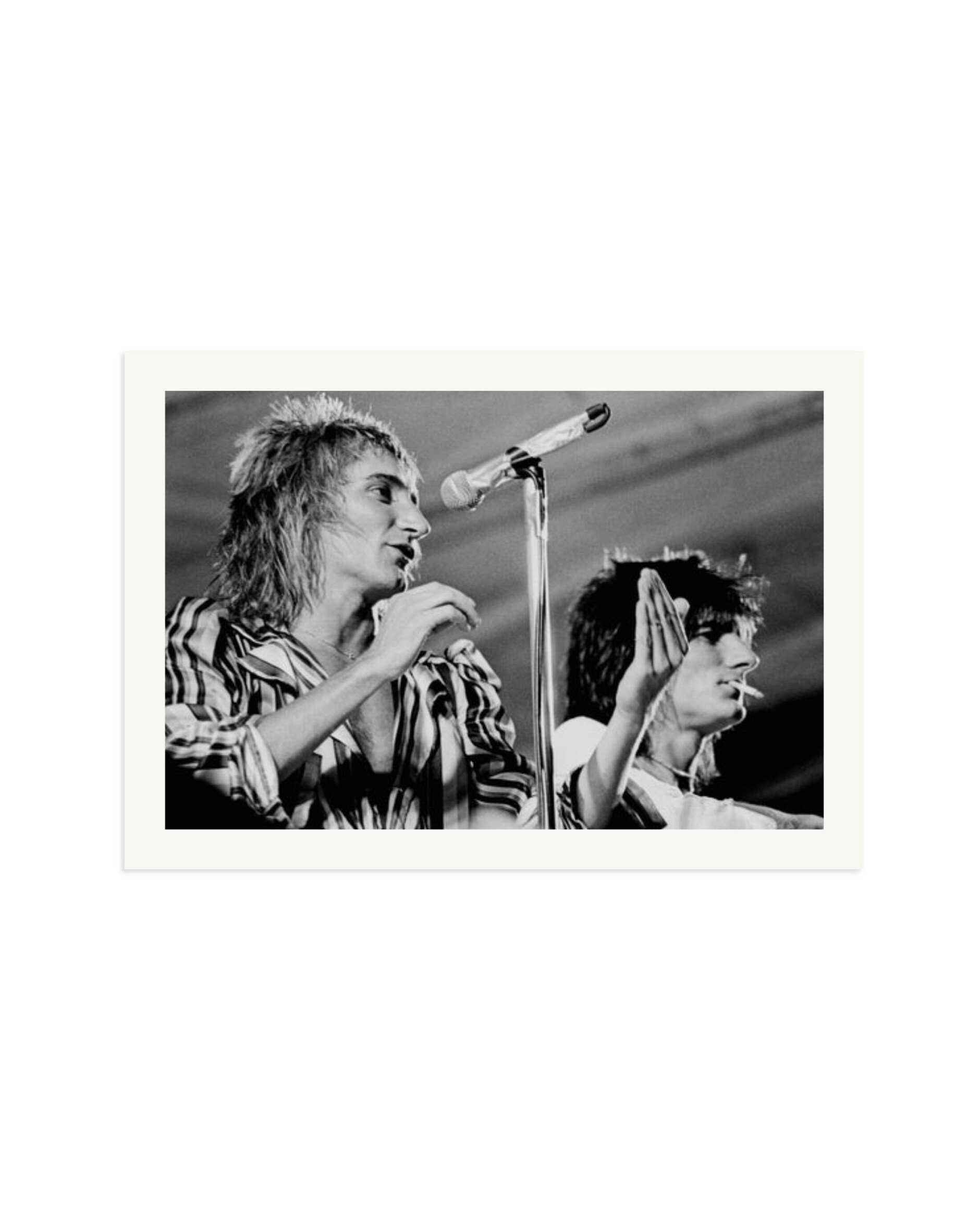Rod Stewart & Ron Wood 1975 Print Only / XXL
