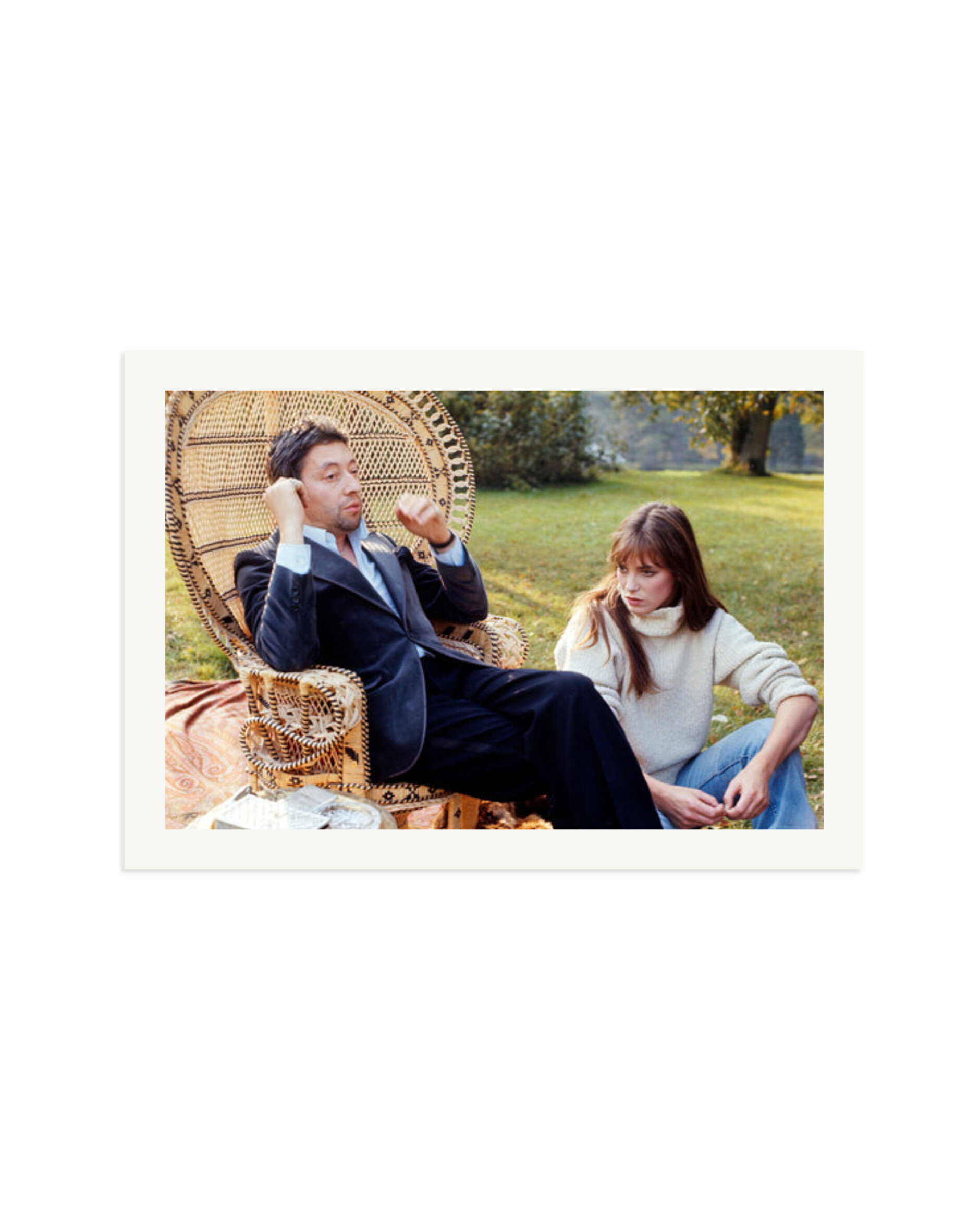 Serge and Jane on Set Print Only / XXL