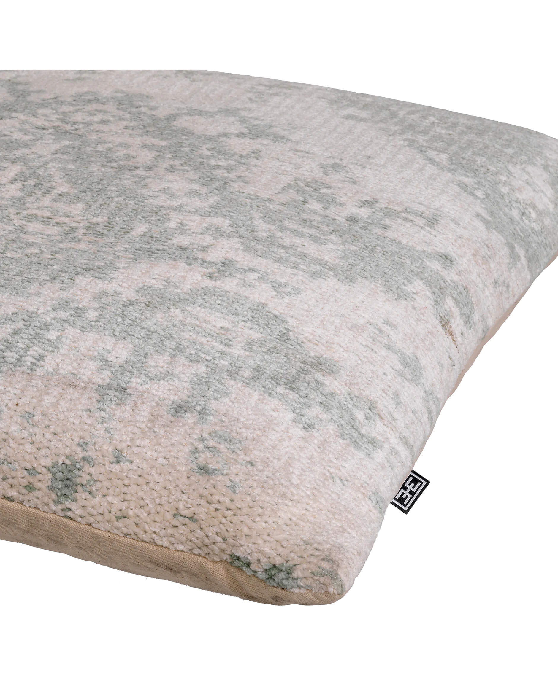 Serene Cushion Ivory/Light Green