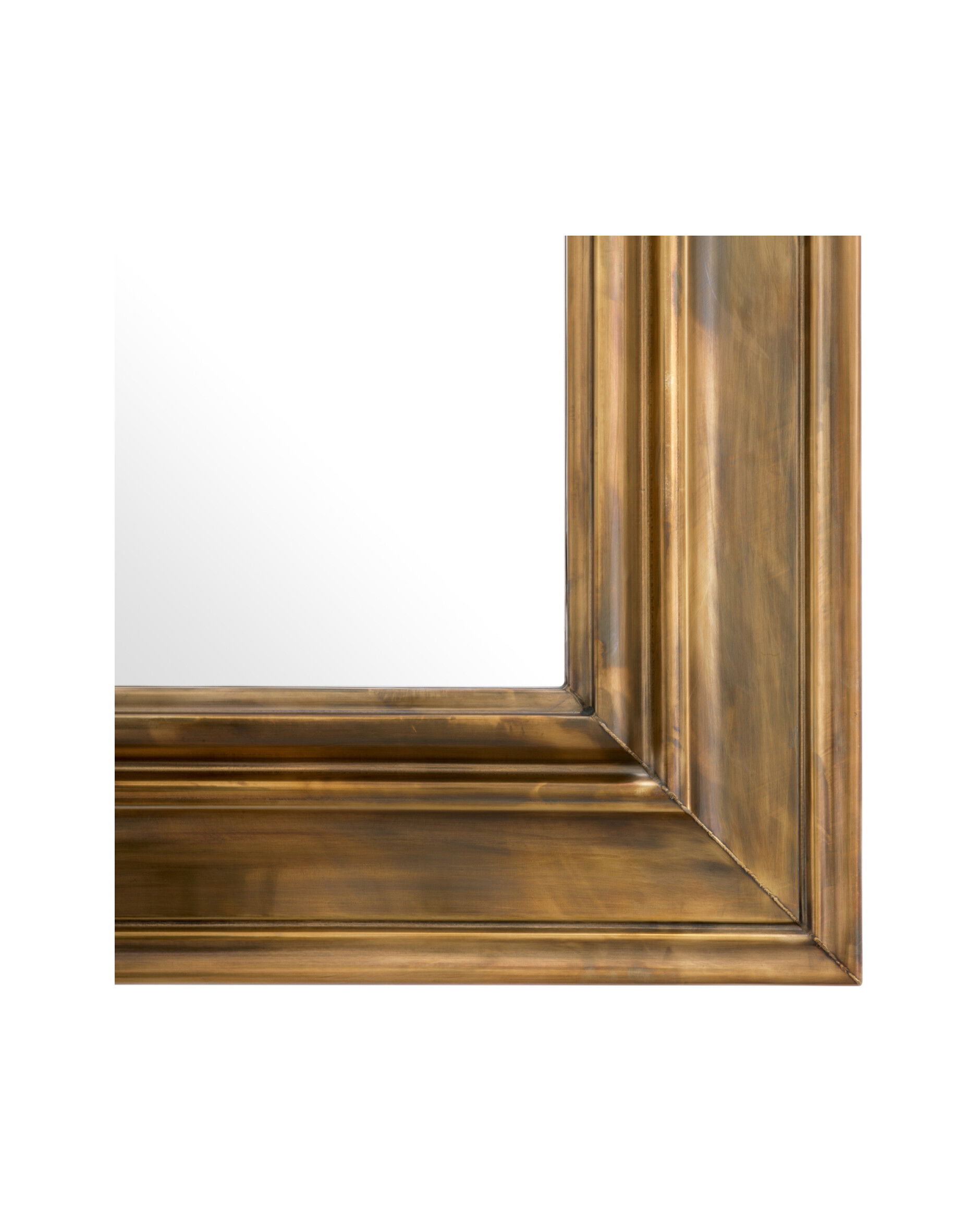 Sanoma spegel antik mässing