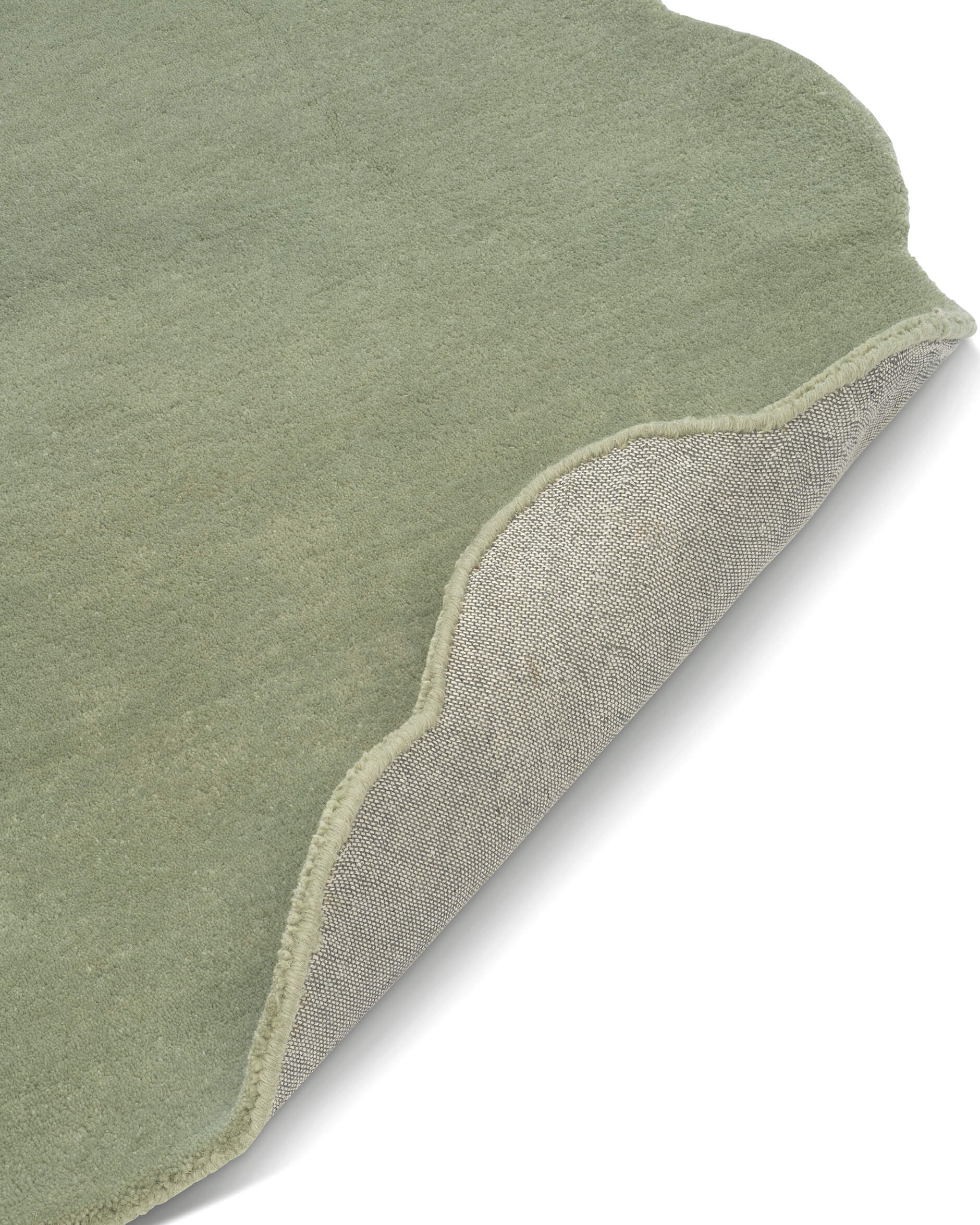 Shell matta rund grön