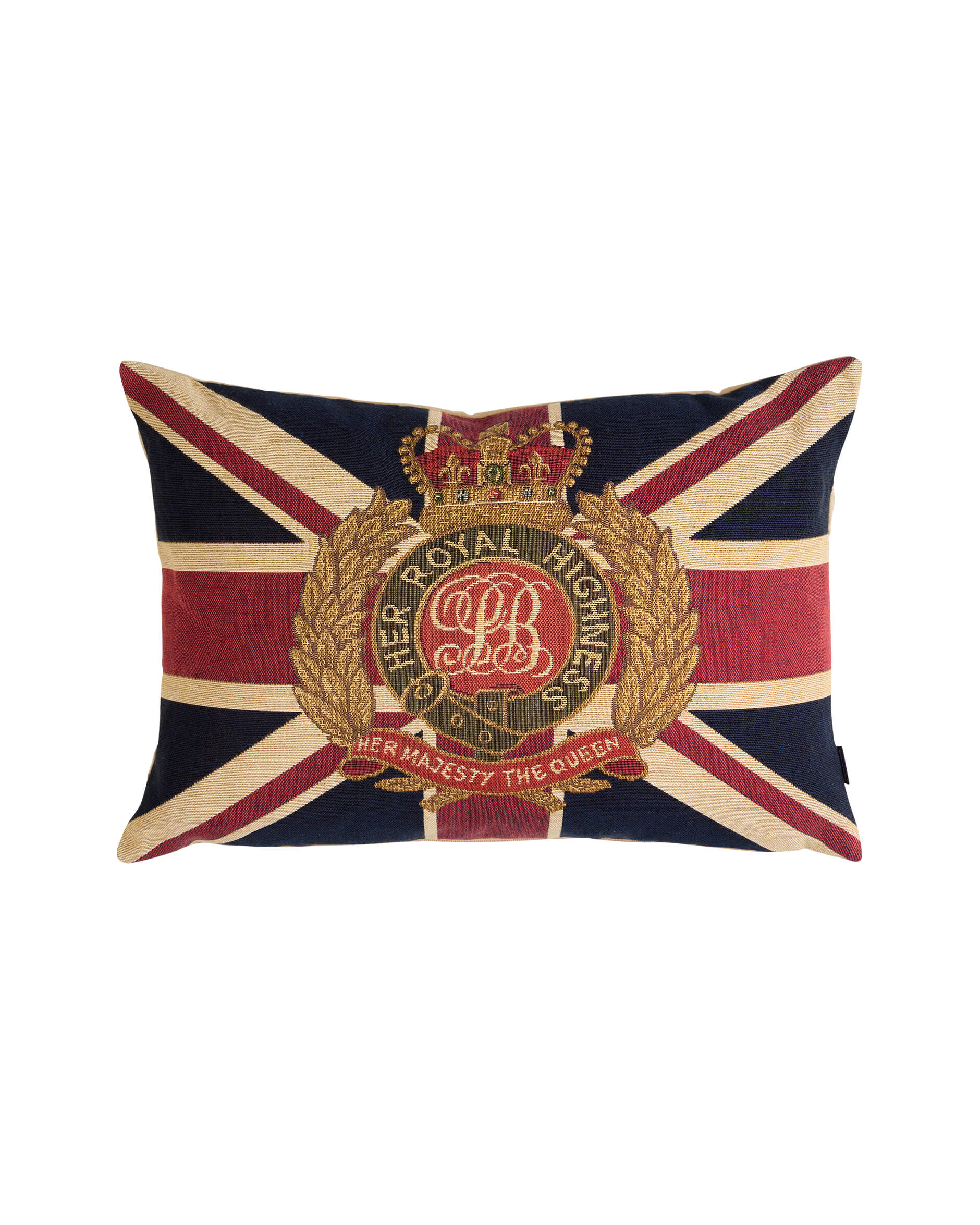 Sandringham kudde blå/röd