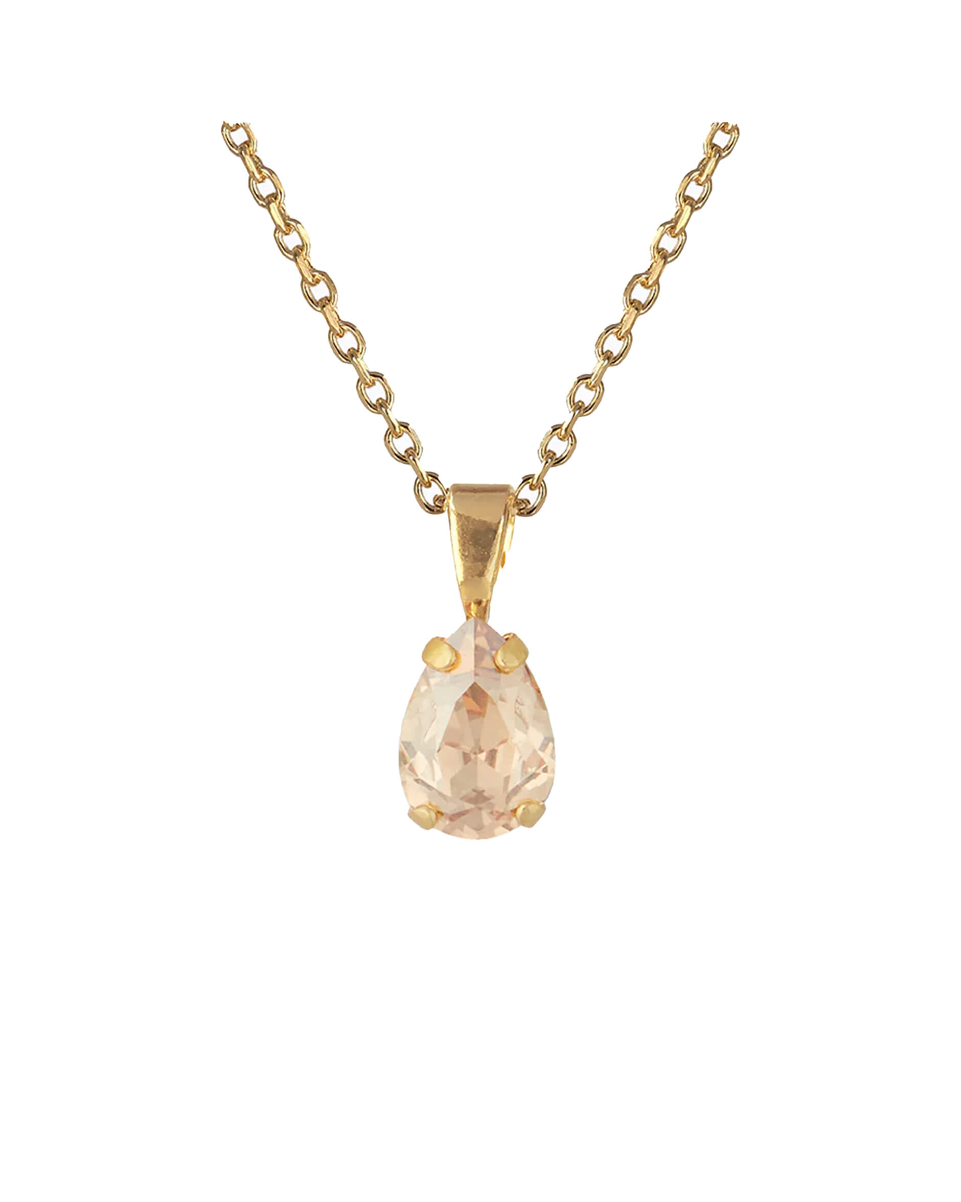 Petite Drop halsband golden shadow