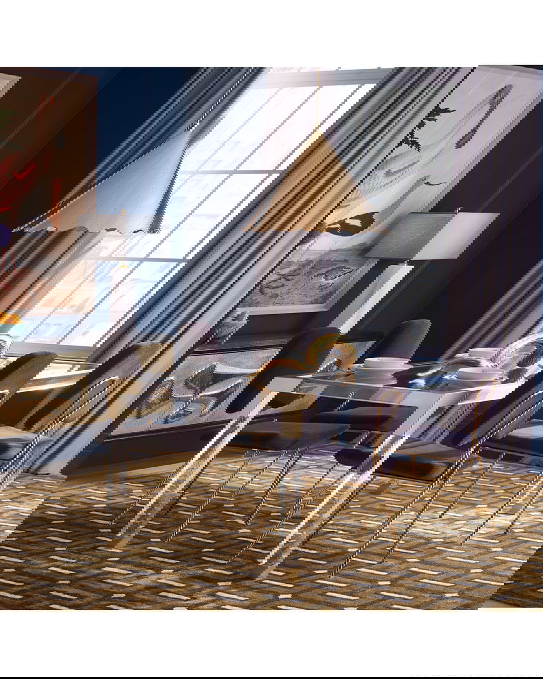 Jacques matbord mässing