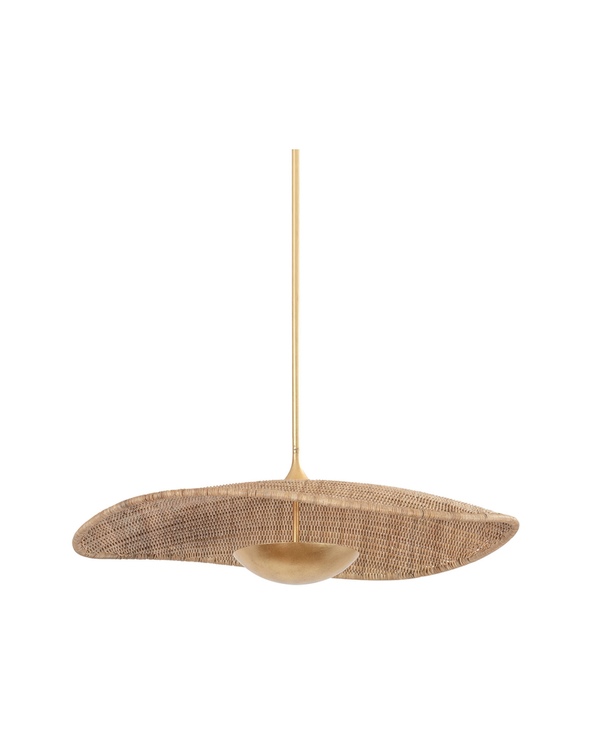 Shiloh taklampe vintage gold