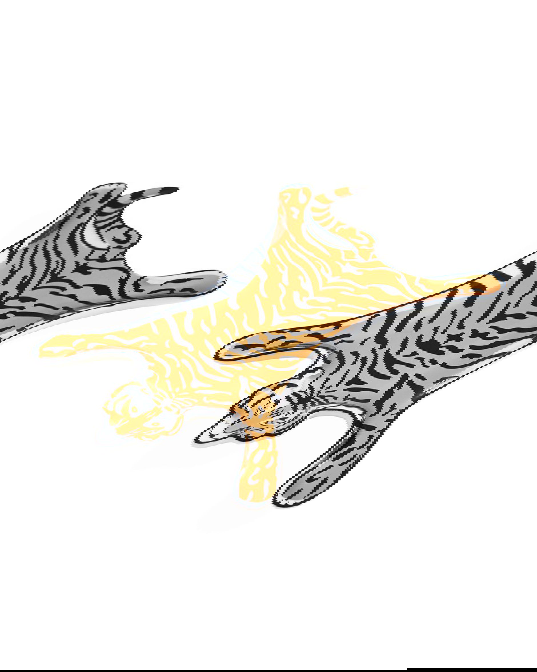 Tiger dish gold/black