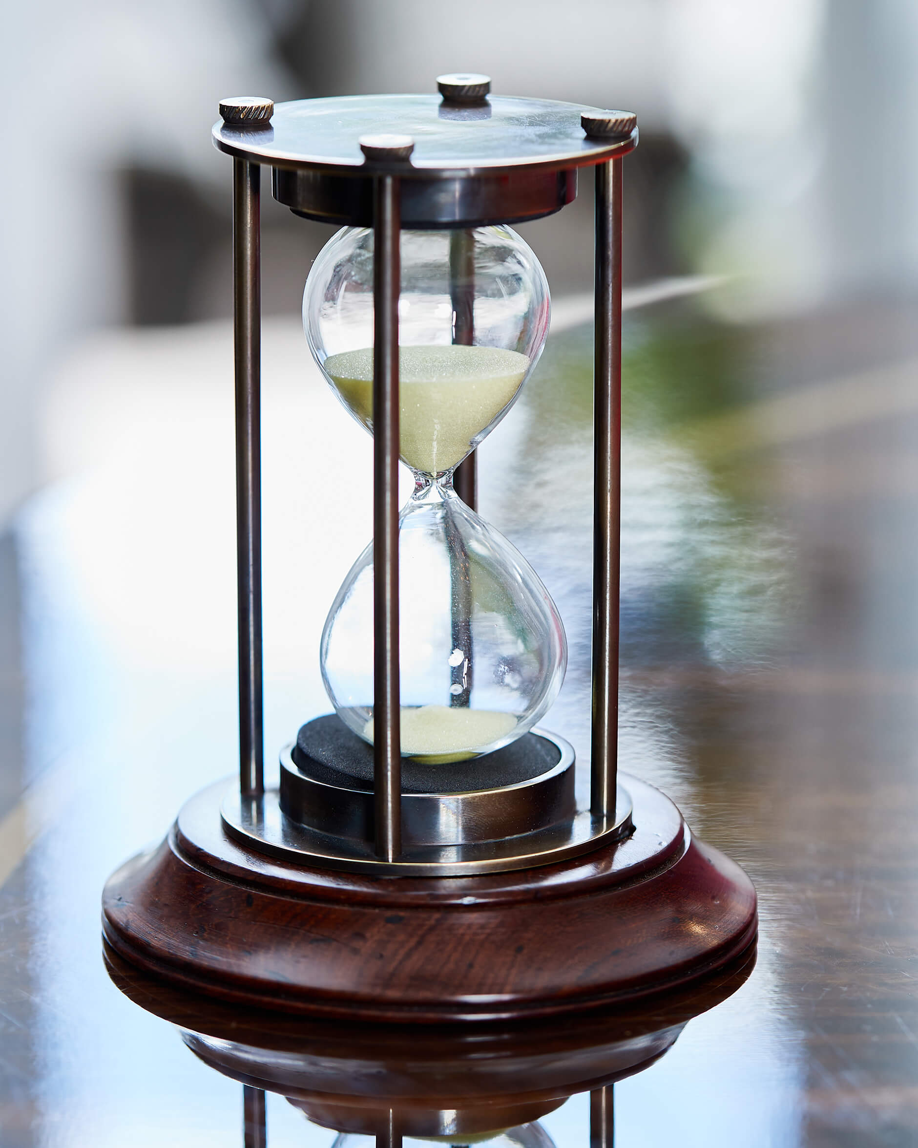 Timglas 30 minuter brons