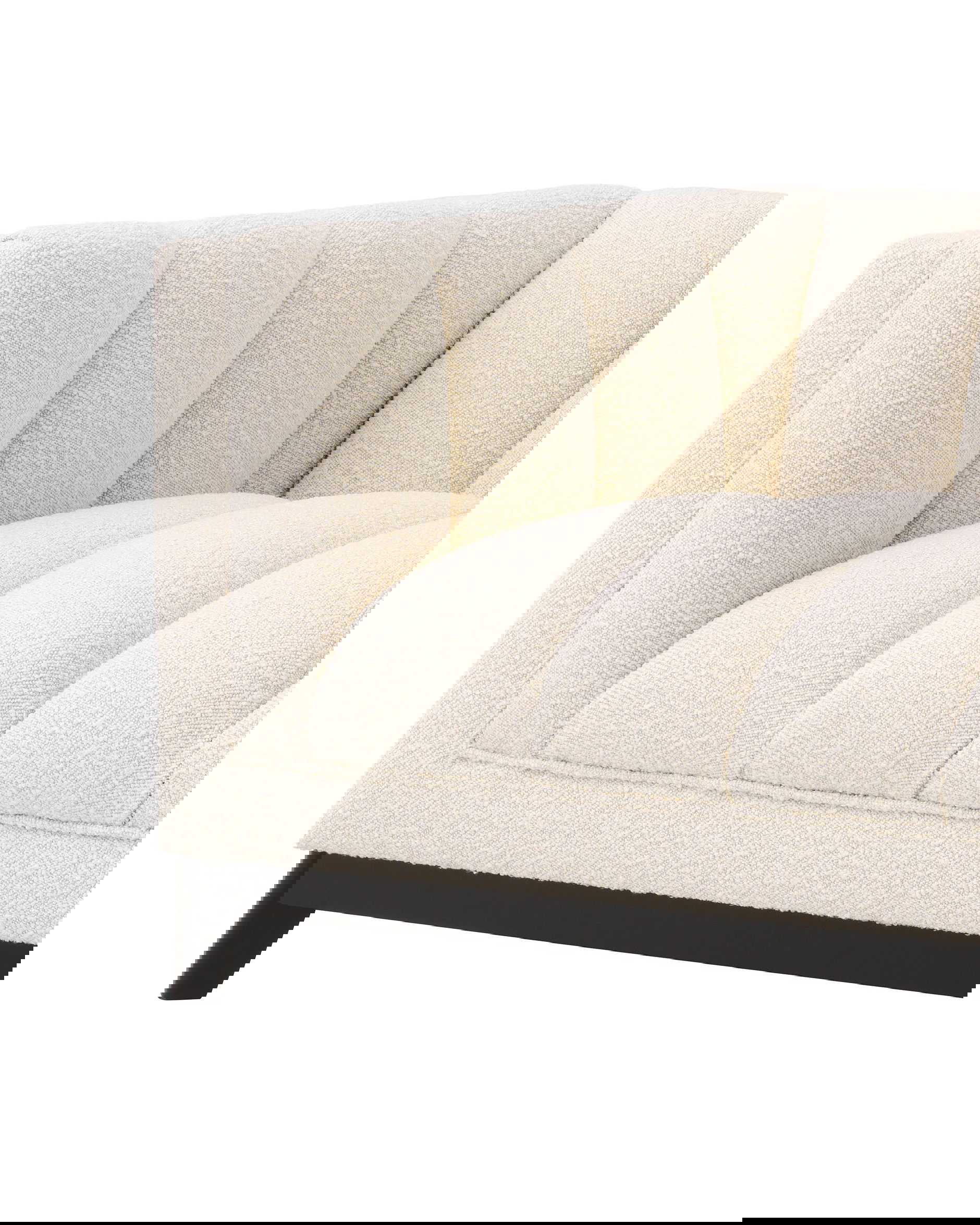 Ditmar sohva bouclé cream vasen