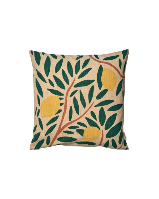 Sunny Citrus kuddfodral mörkgrön OUTLET