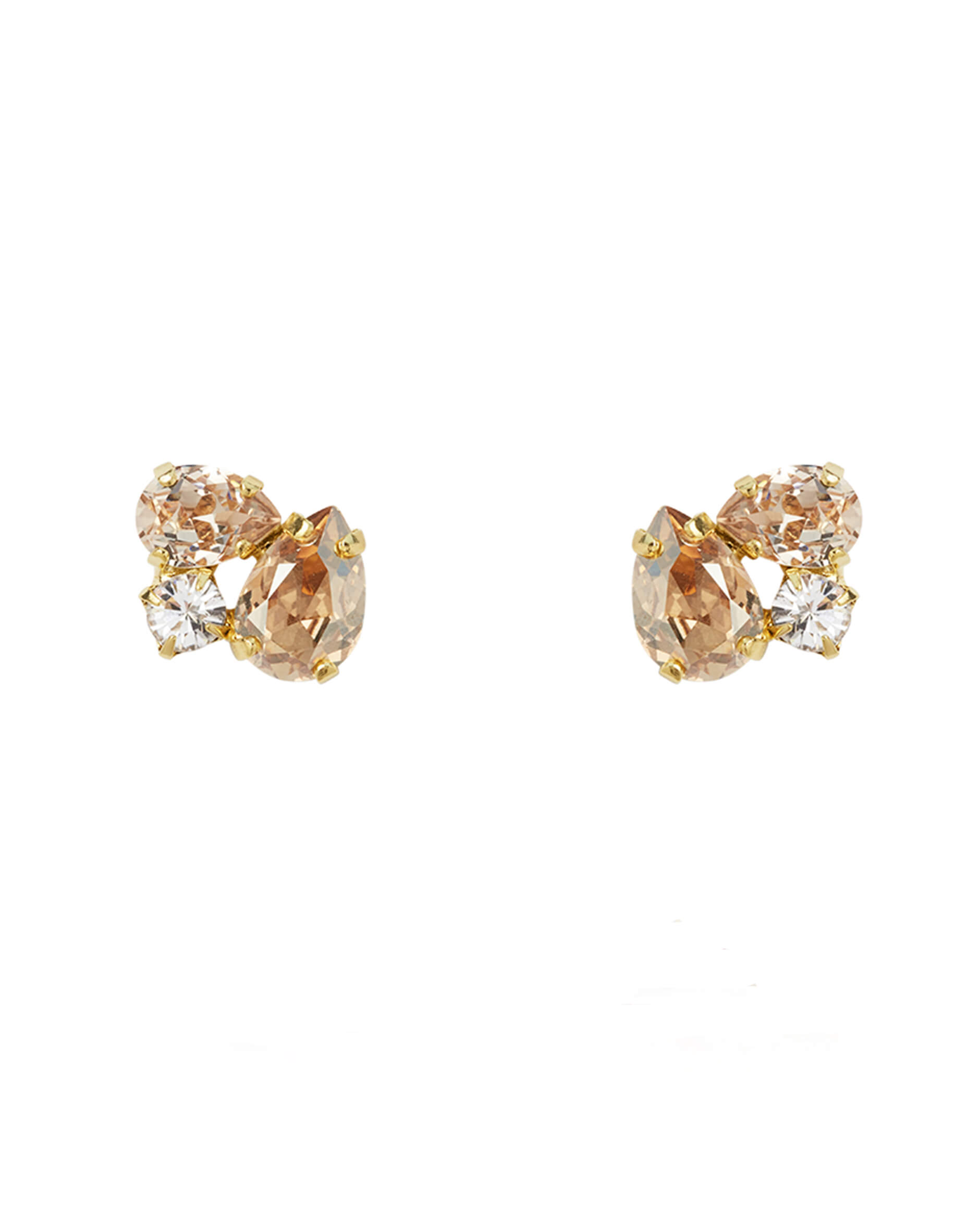 Alisia Earrings Golden Combo