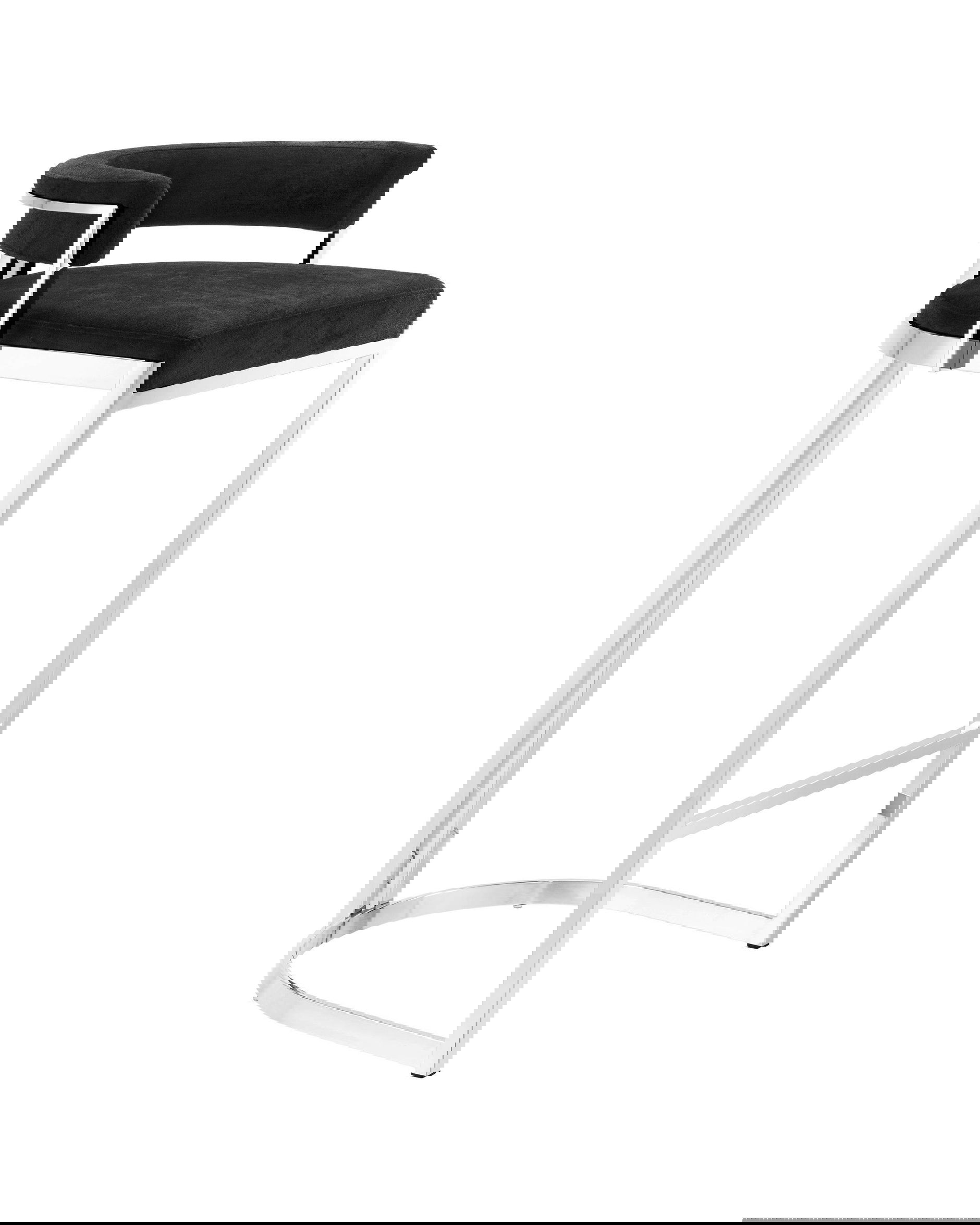 Dante Bar Stool Black Velvet