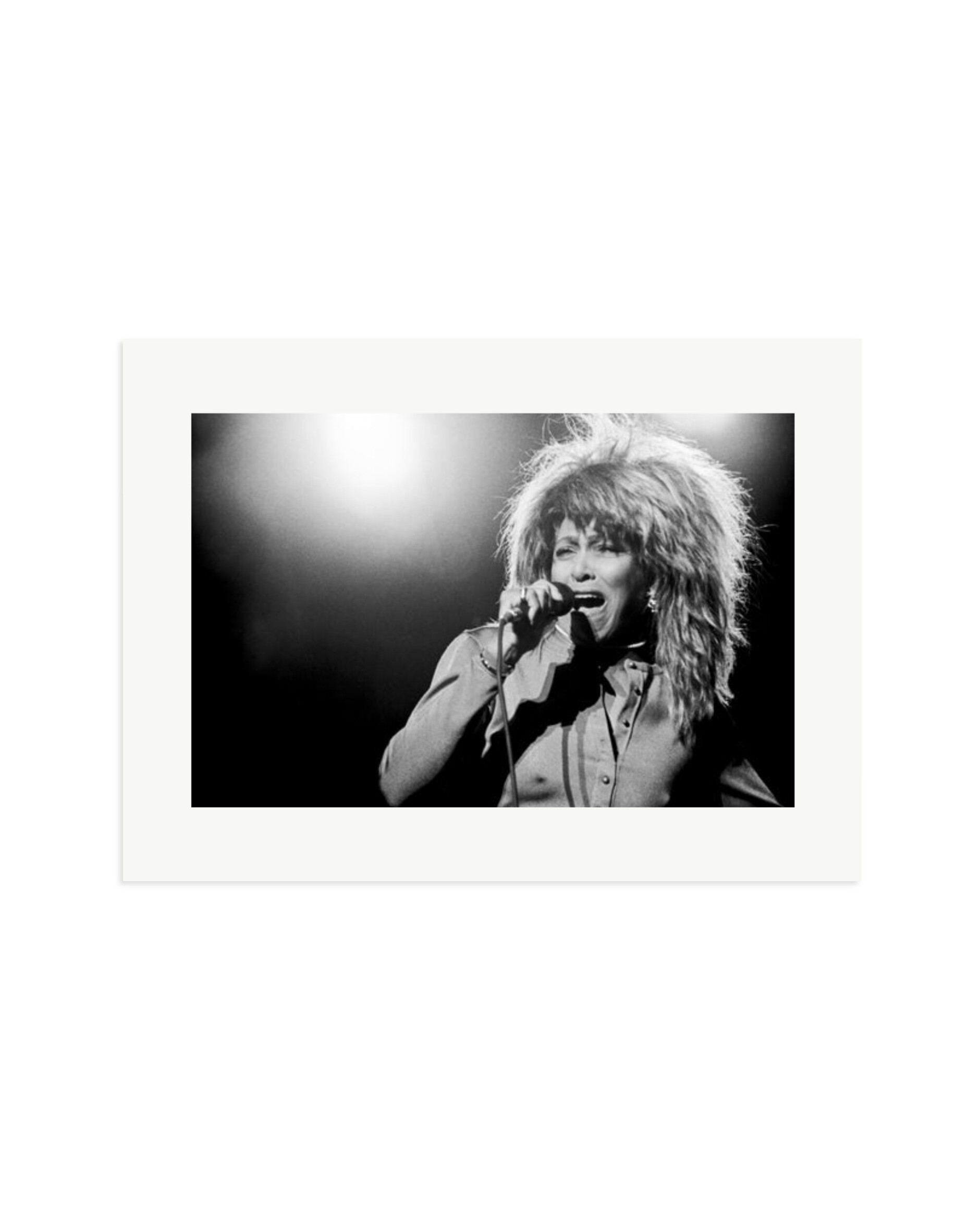 Tina Turner on stage in 1987 Print Only / XL
