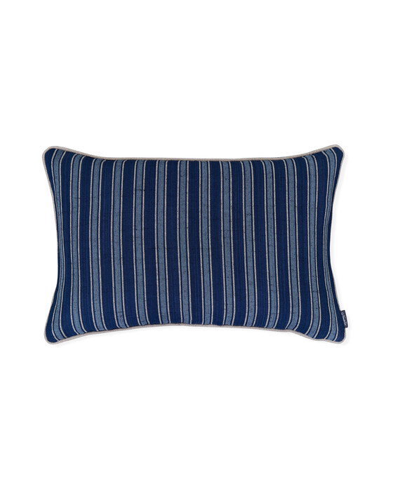 Bungalow Stripe kuddfodral indigo