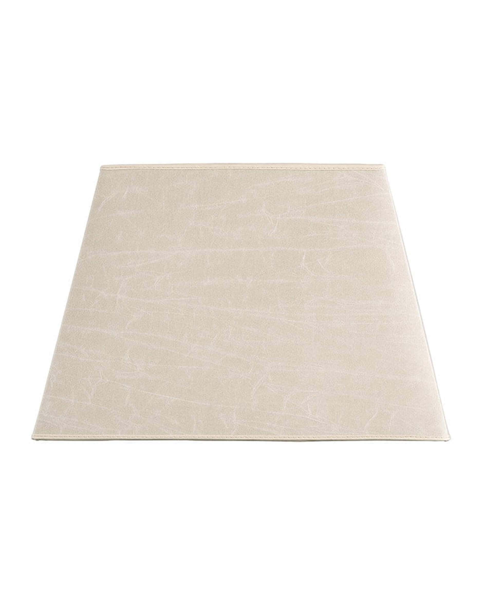 Square lampskärm leather cream