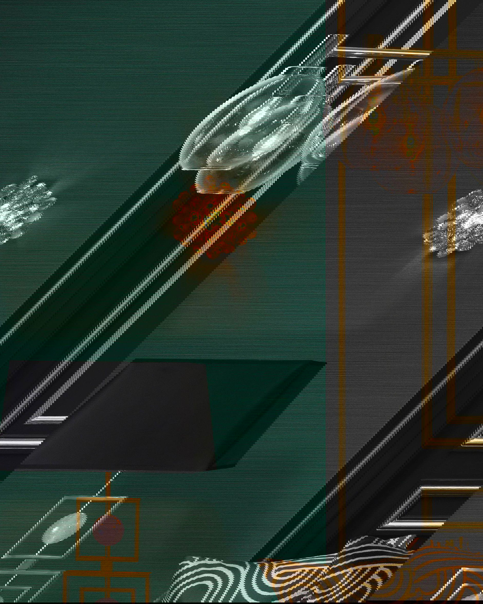 Mylo vägglampa guld