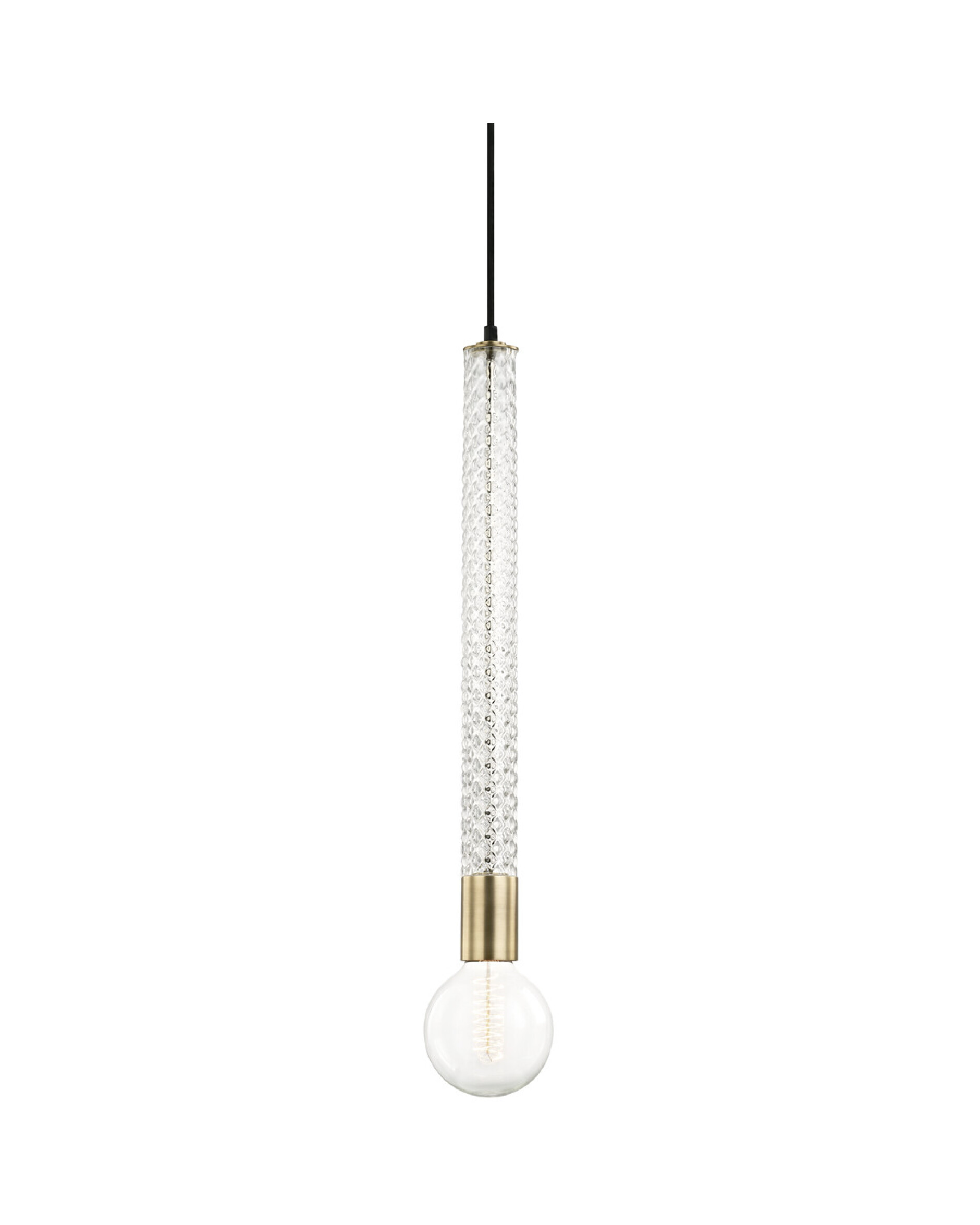 Pippin taklampe antikk messing