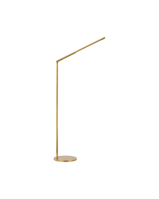 Cona golvlampa antik mässing