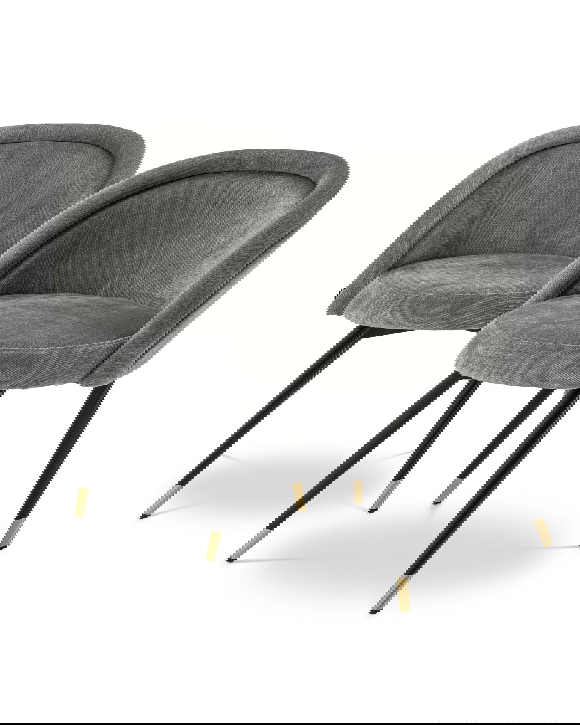 Chloé matstolar grå