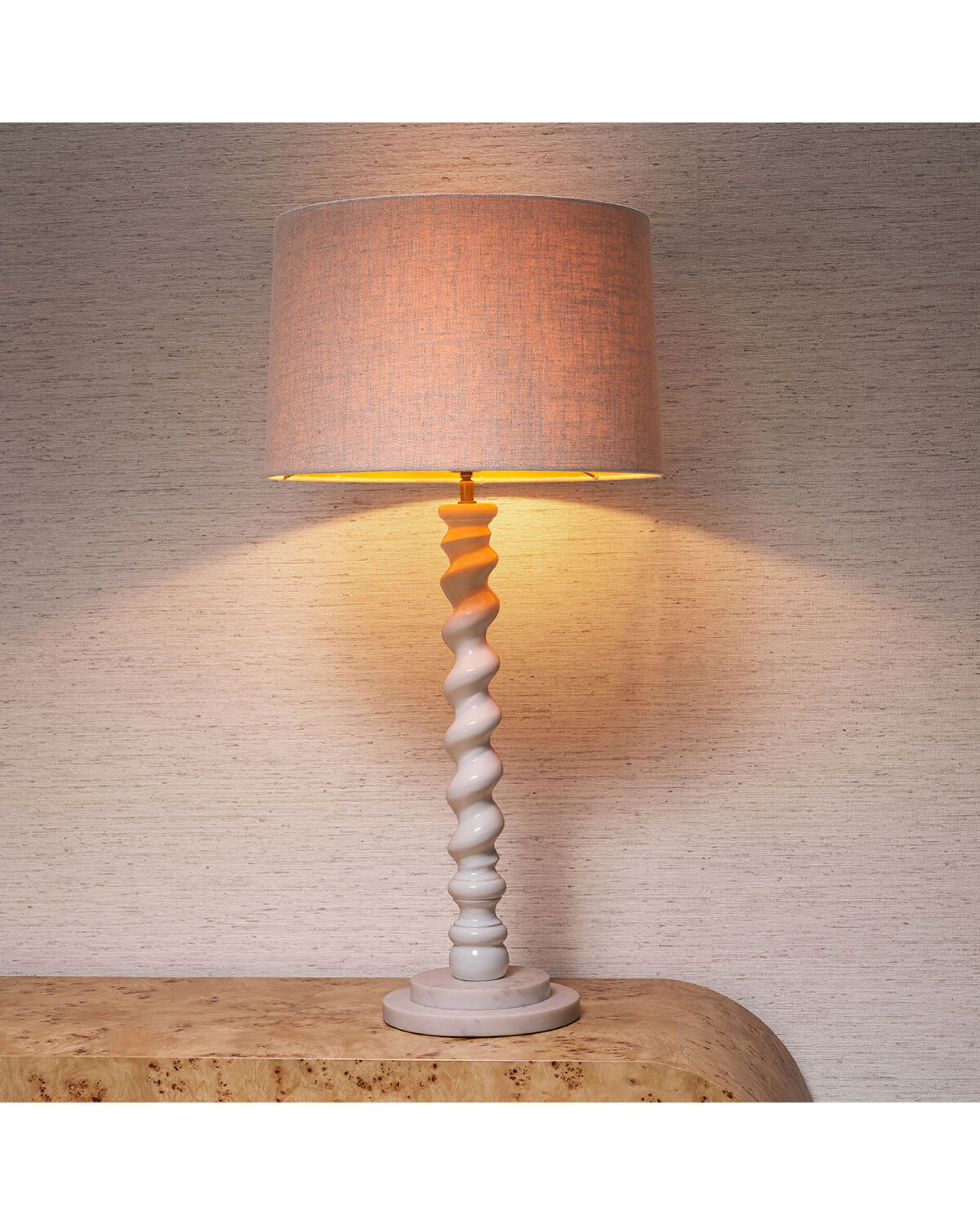 Massimo bordslampa piano white