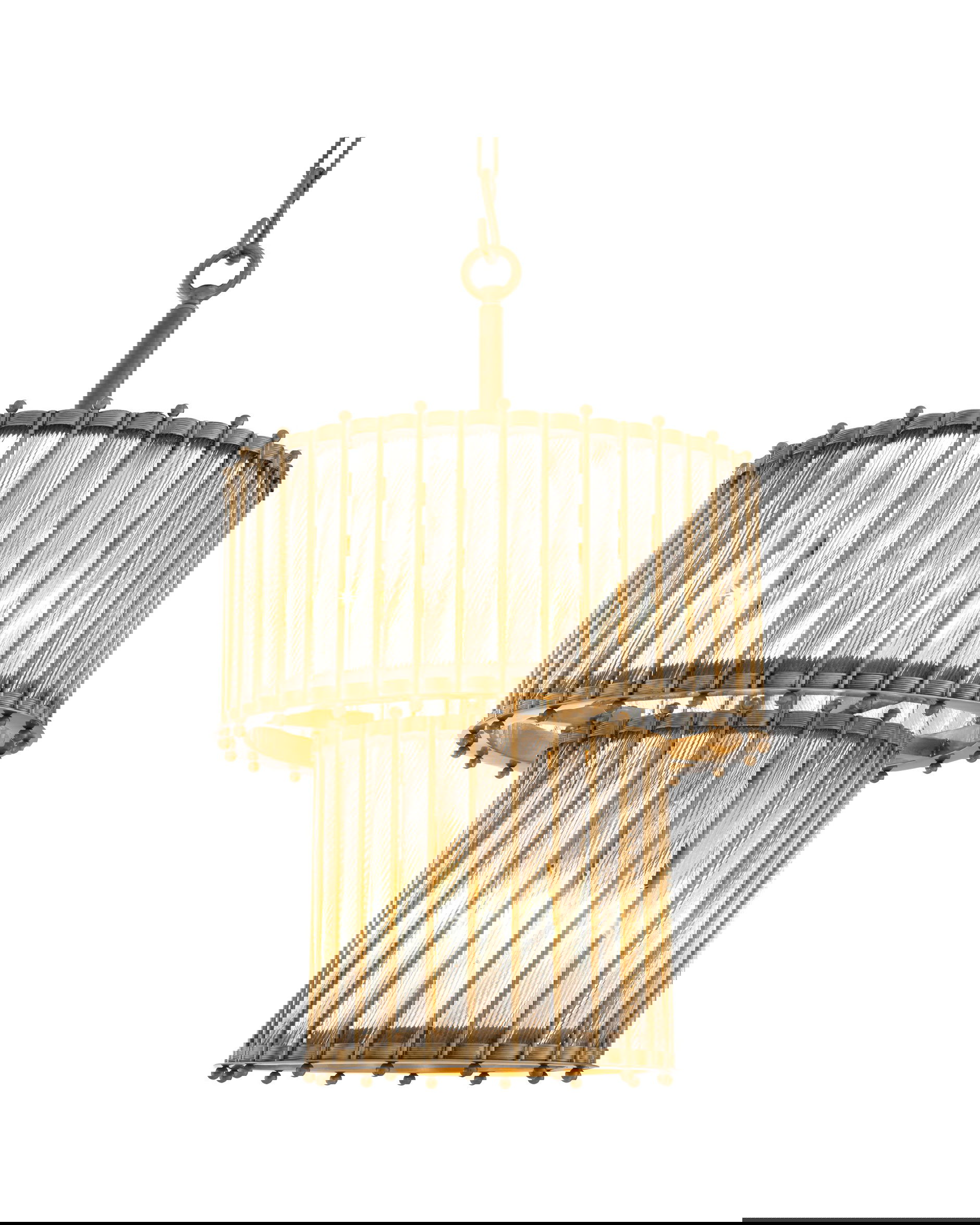 Tiziano taklampa mässing L