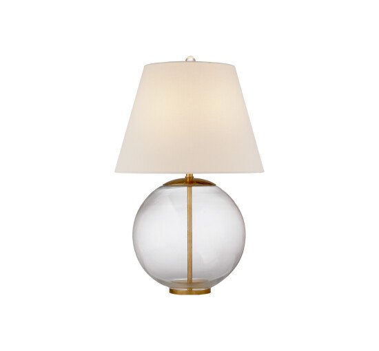 Clear Glass - Morton Table Lamp Gilded