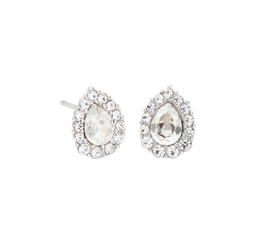 Crystal / Silver - Amelie Earrings Crystal