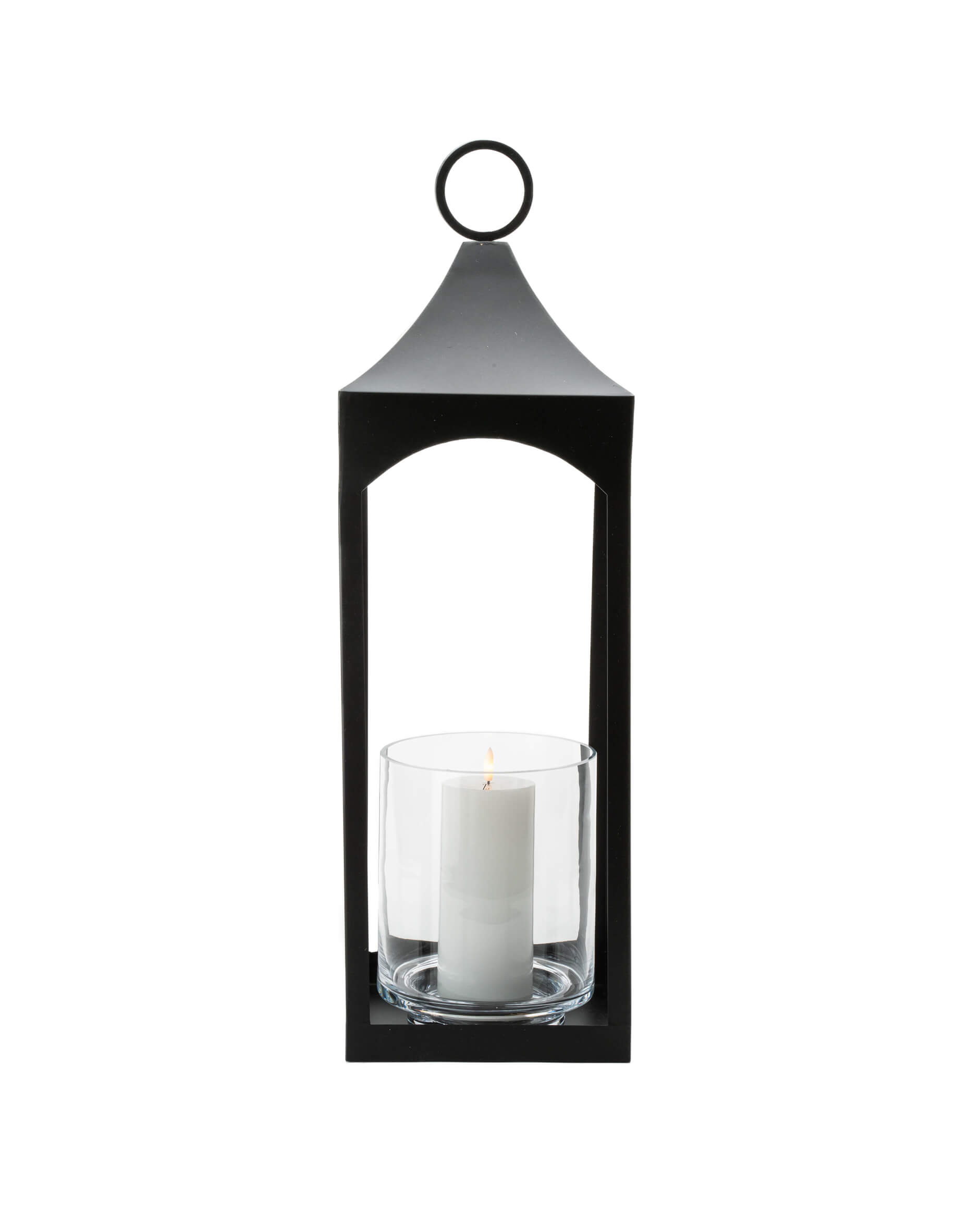 Lafayette lykta svart