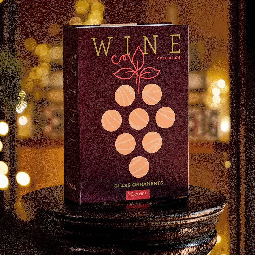Reserve wine set Ornament Set of 3