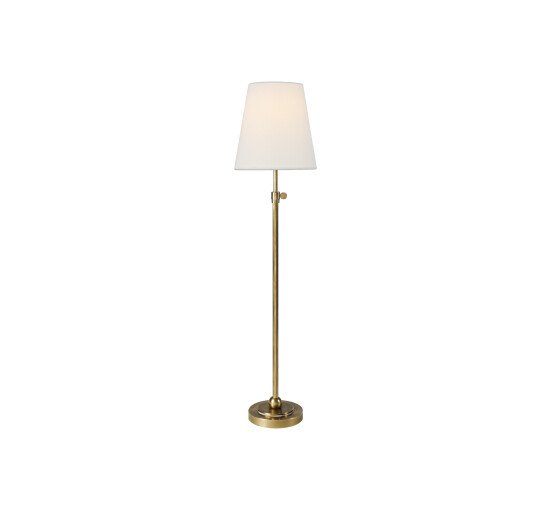 null - Bryant Table Lamp Polished Nickel/Linen