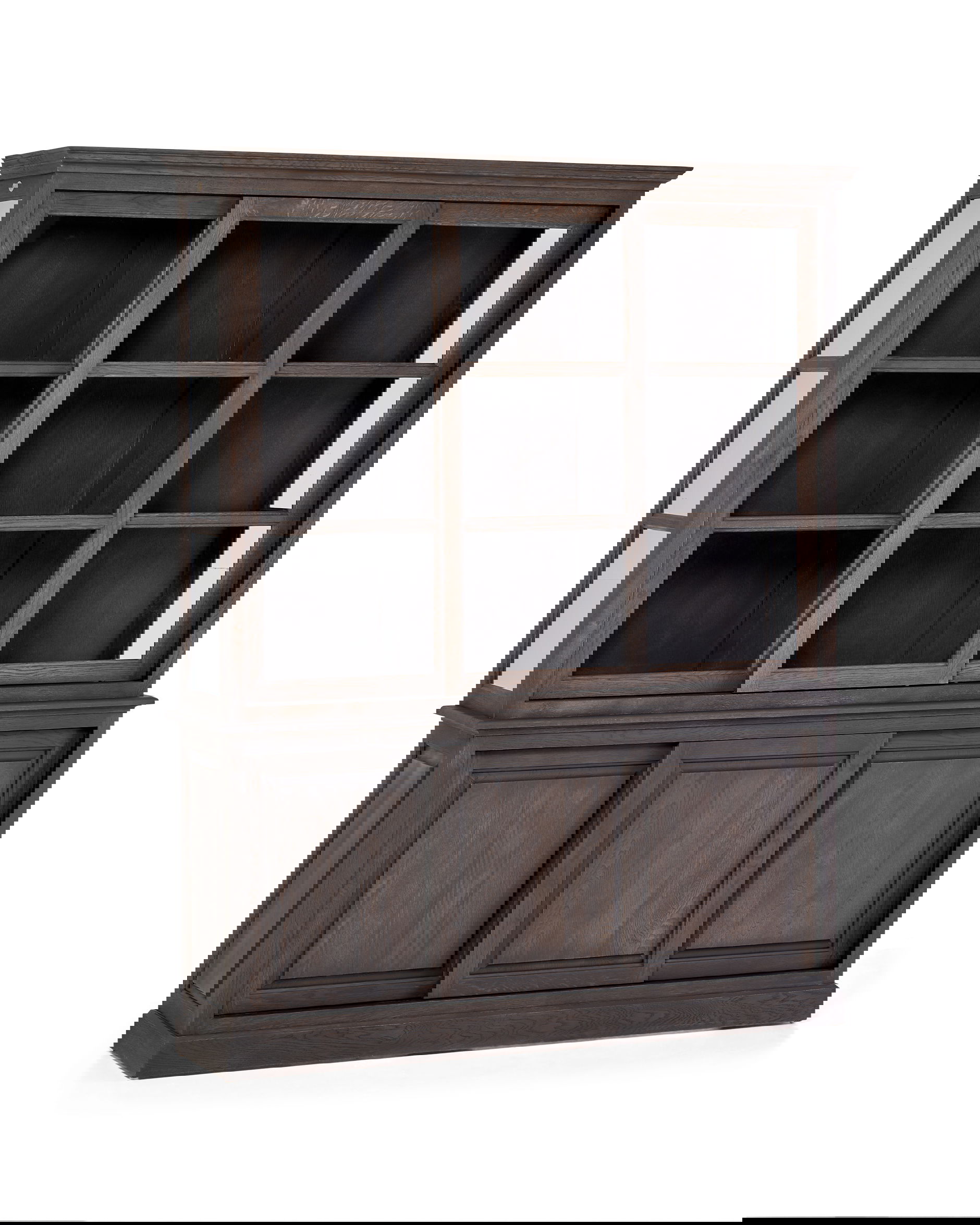 Assonet vitrinskåp mountain wenge