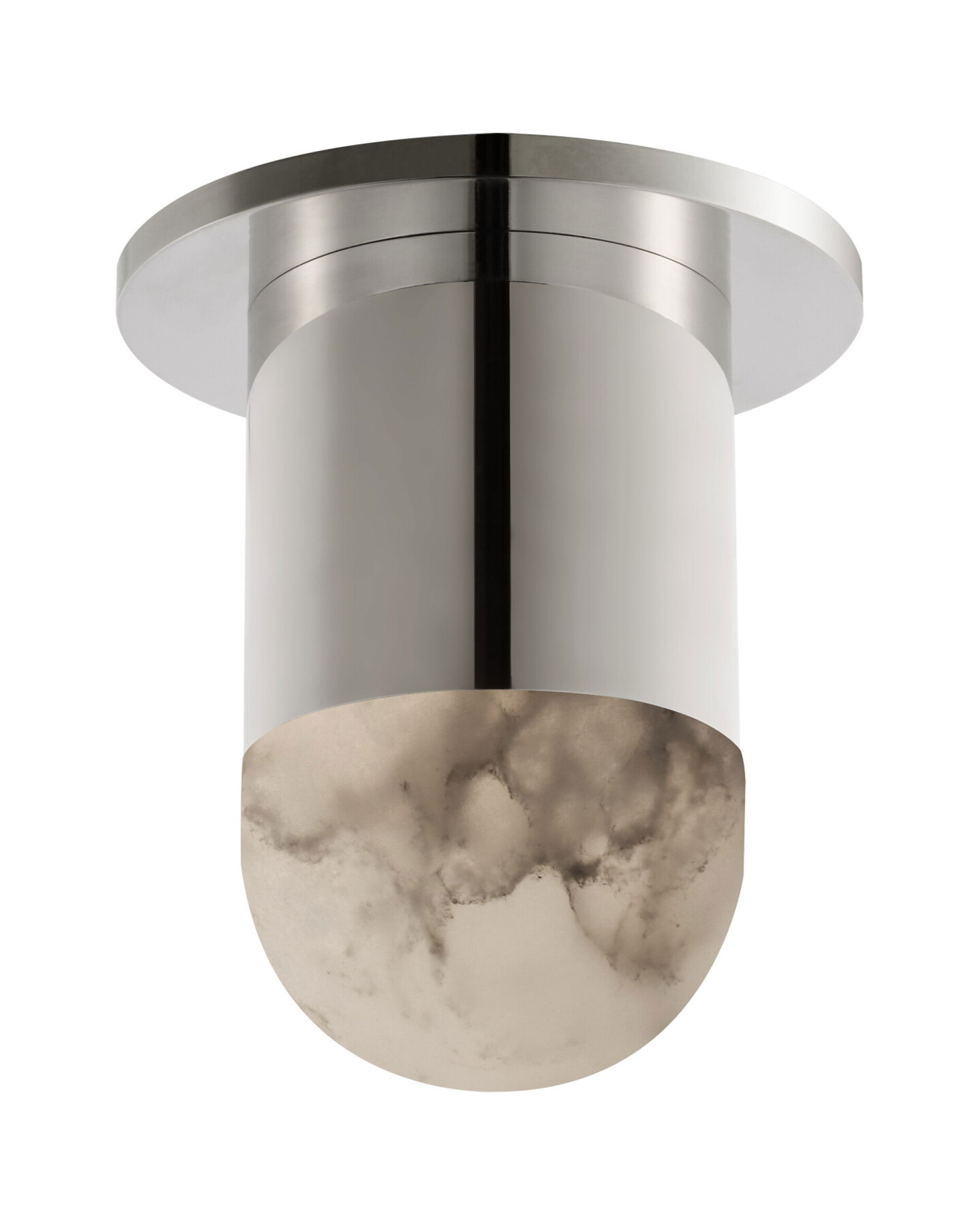 Melange Mini Monopo Flush Mount Nickel