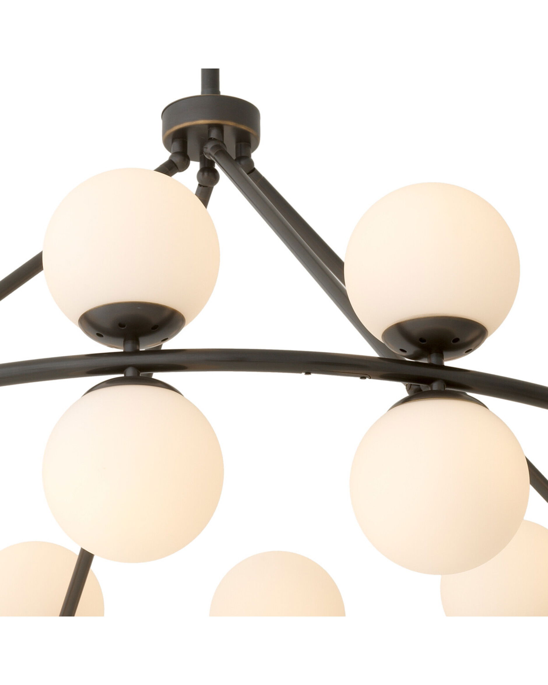 Hutchinson bronzen kroonluchter