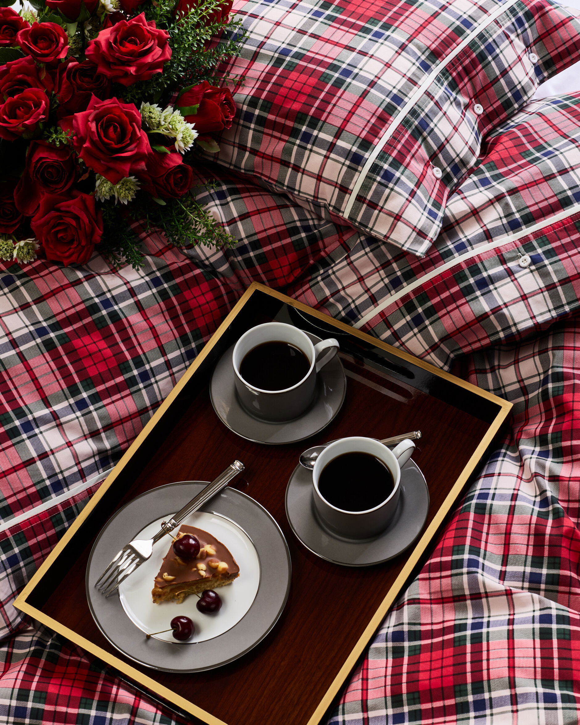 Vail pussilakanasetti ruudullinen