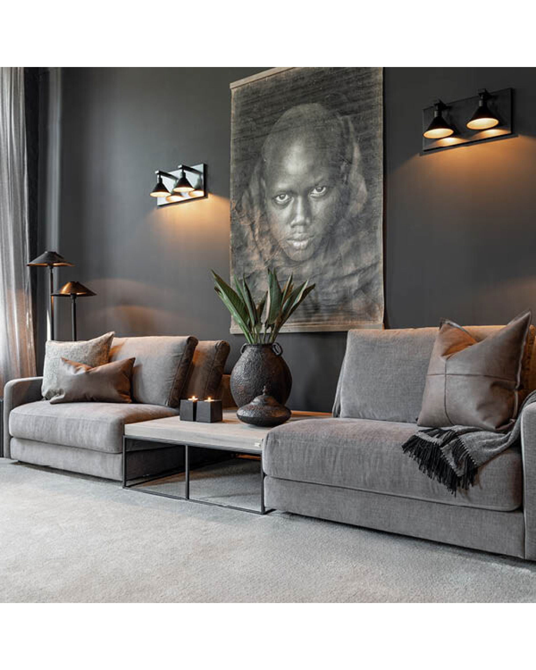 Reno Module Hailey Taupe Left