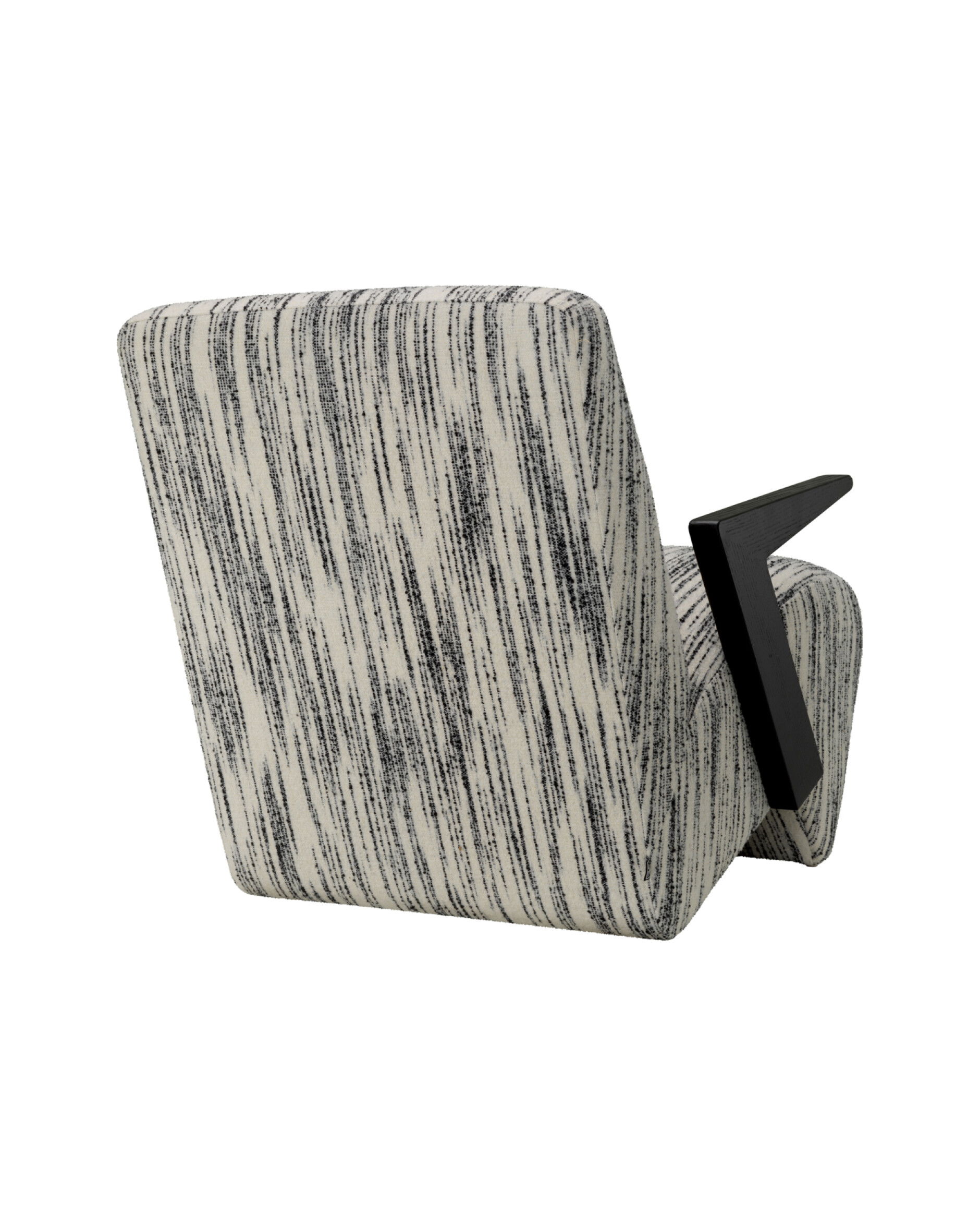 Venosa fåtölj svart / vit