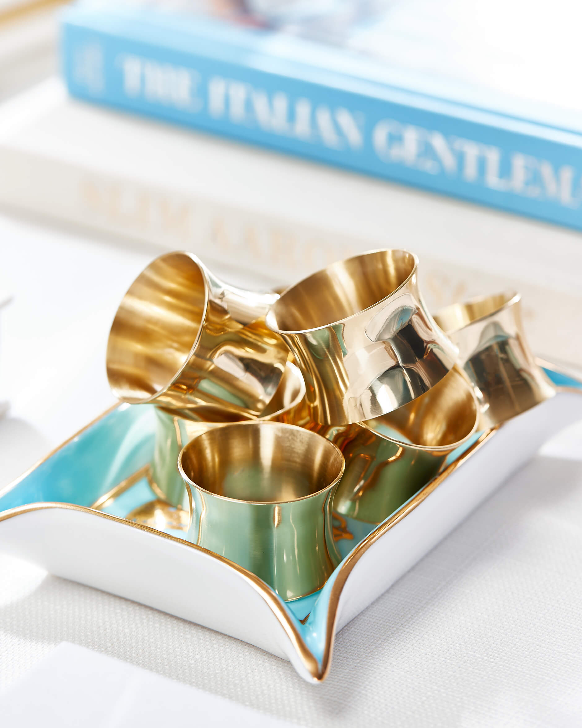 Harry servettring mässing