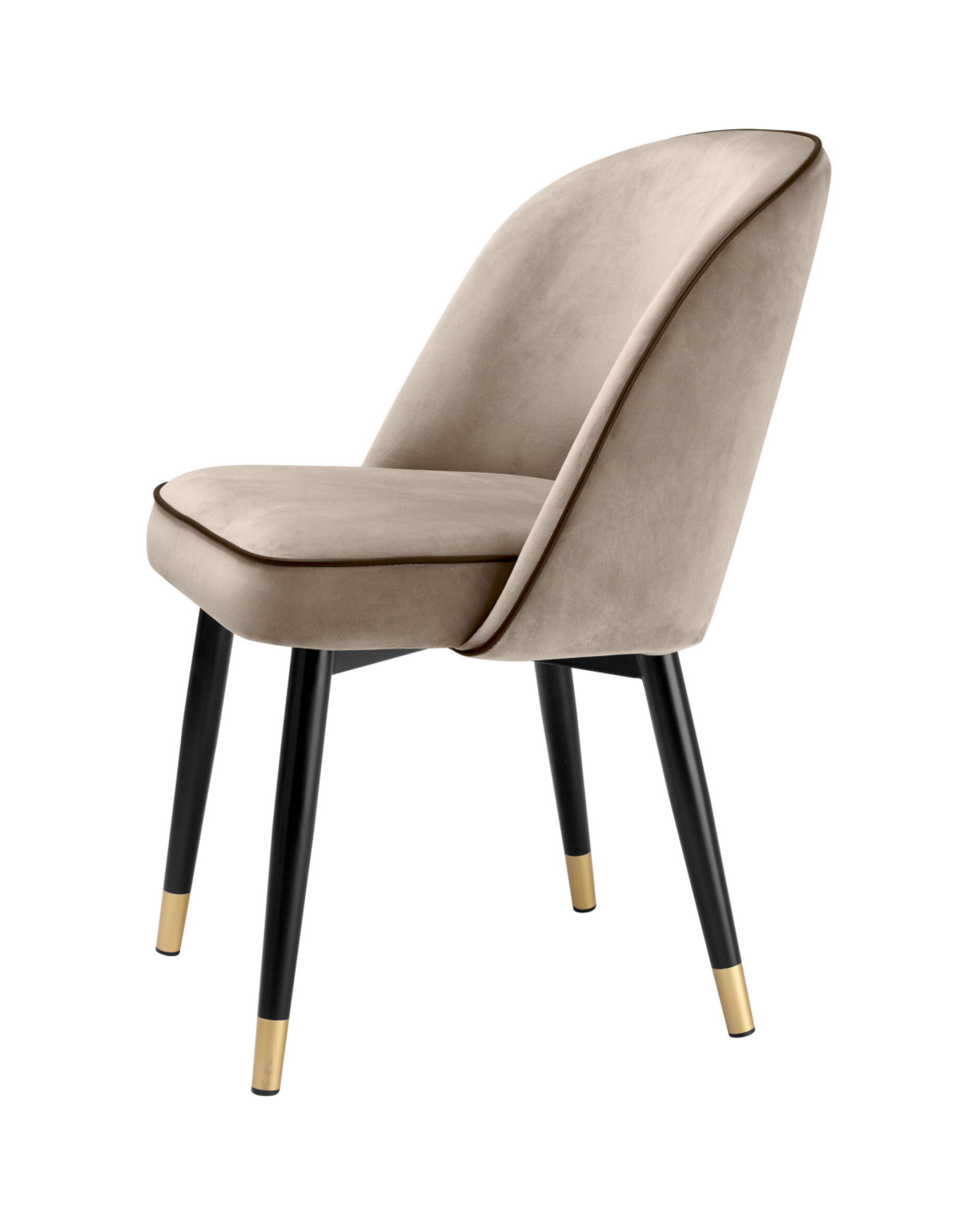 Cliff Dining Chairs Savona Greige Velvet Set of 2