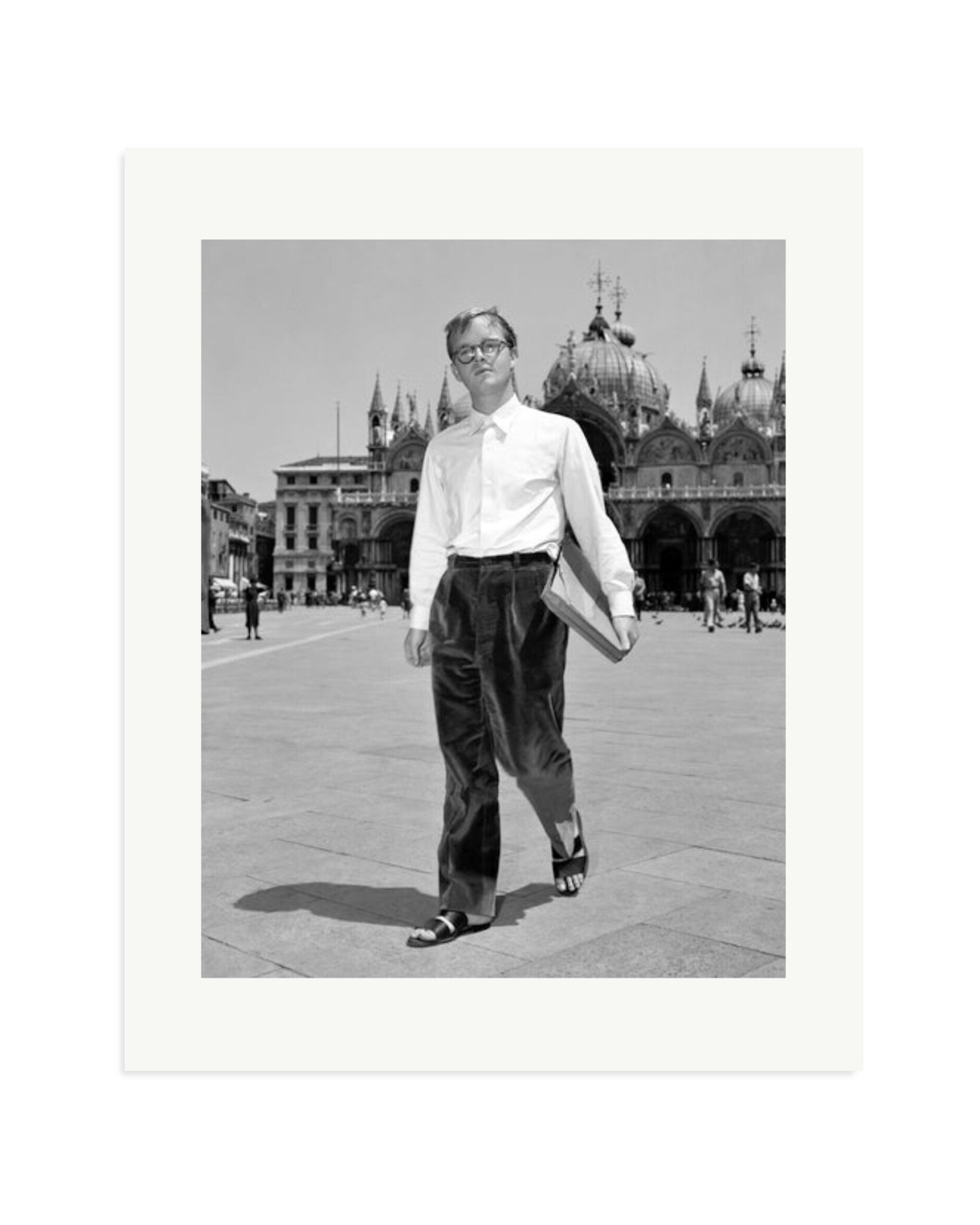 Walking in the Piazza San Marco Print Only / XL