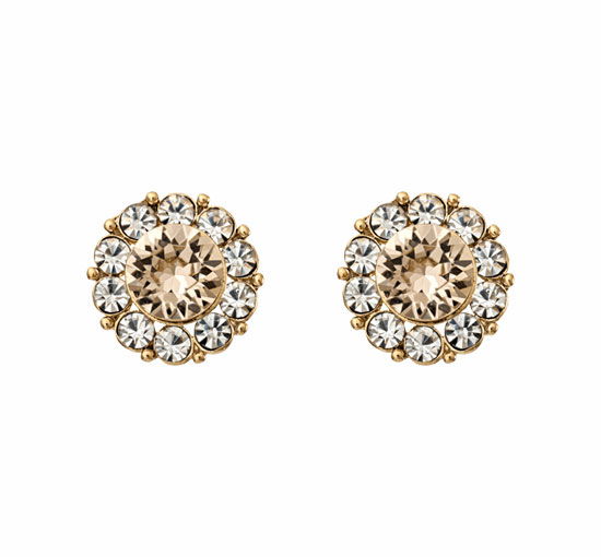 Light Silk / Gold - Miss Sofia Earrings Light Silk