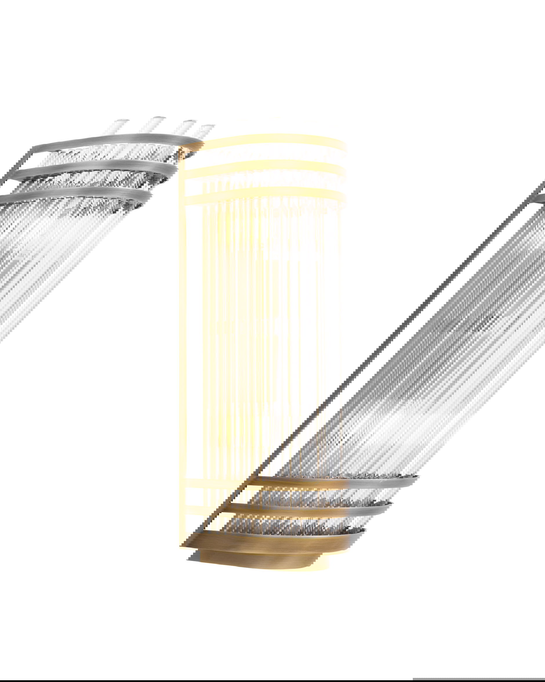 Gulf vägglampa mässing