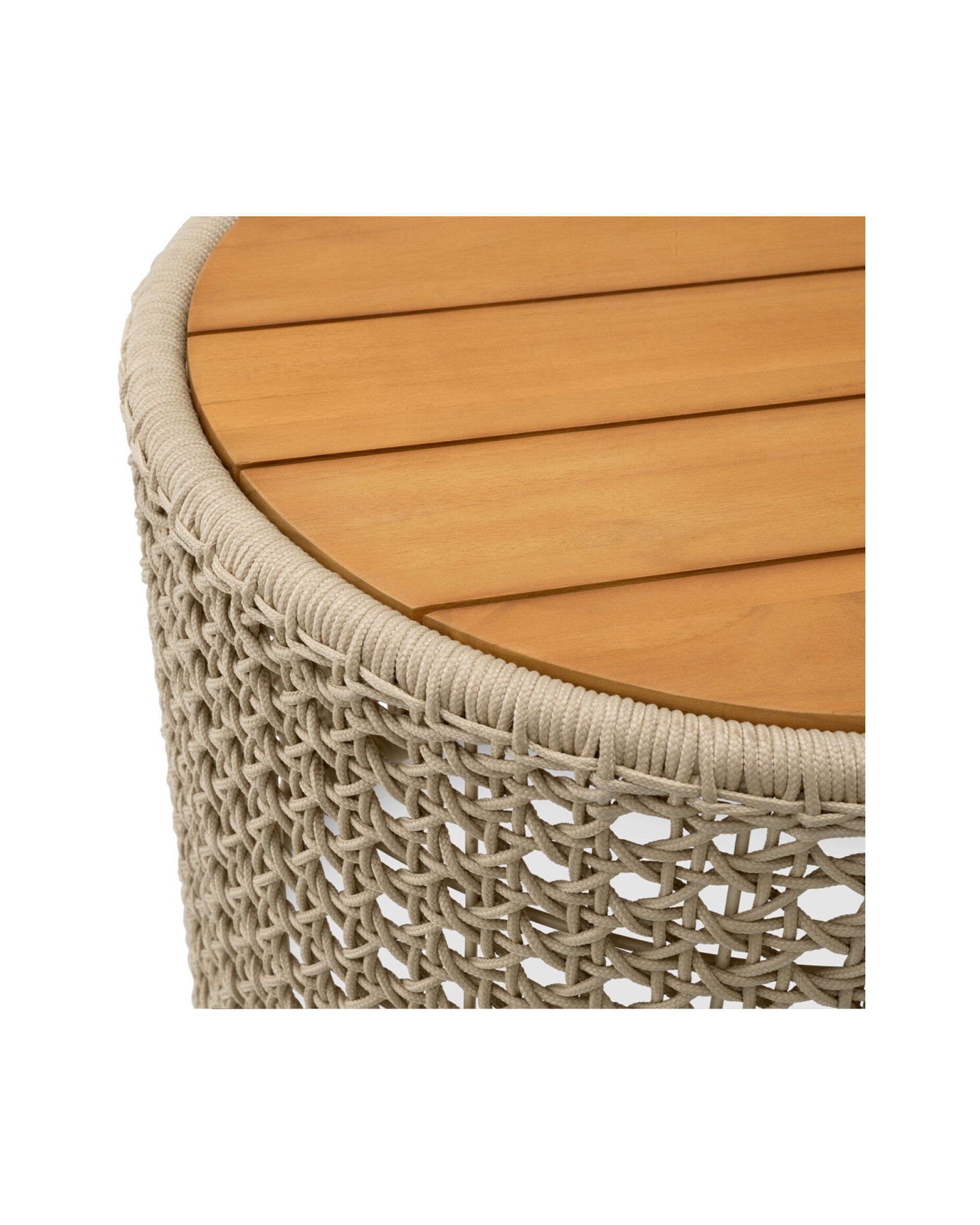 Trinity teak side table