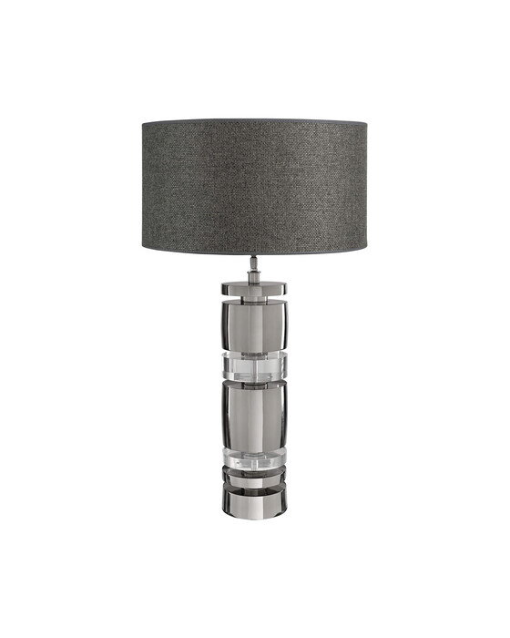 Armando plexi bordlampe sort nikkel