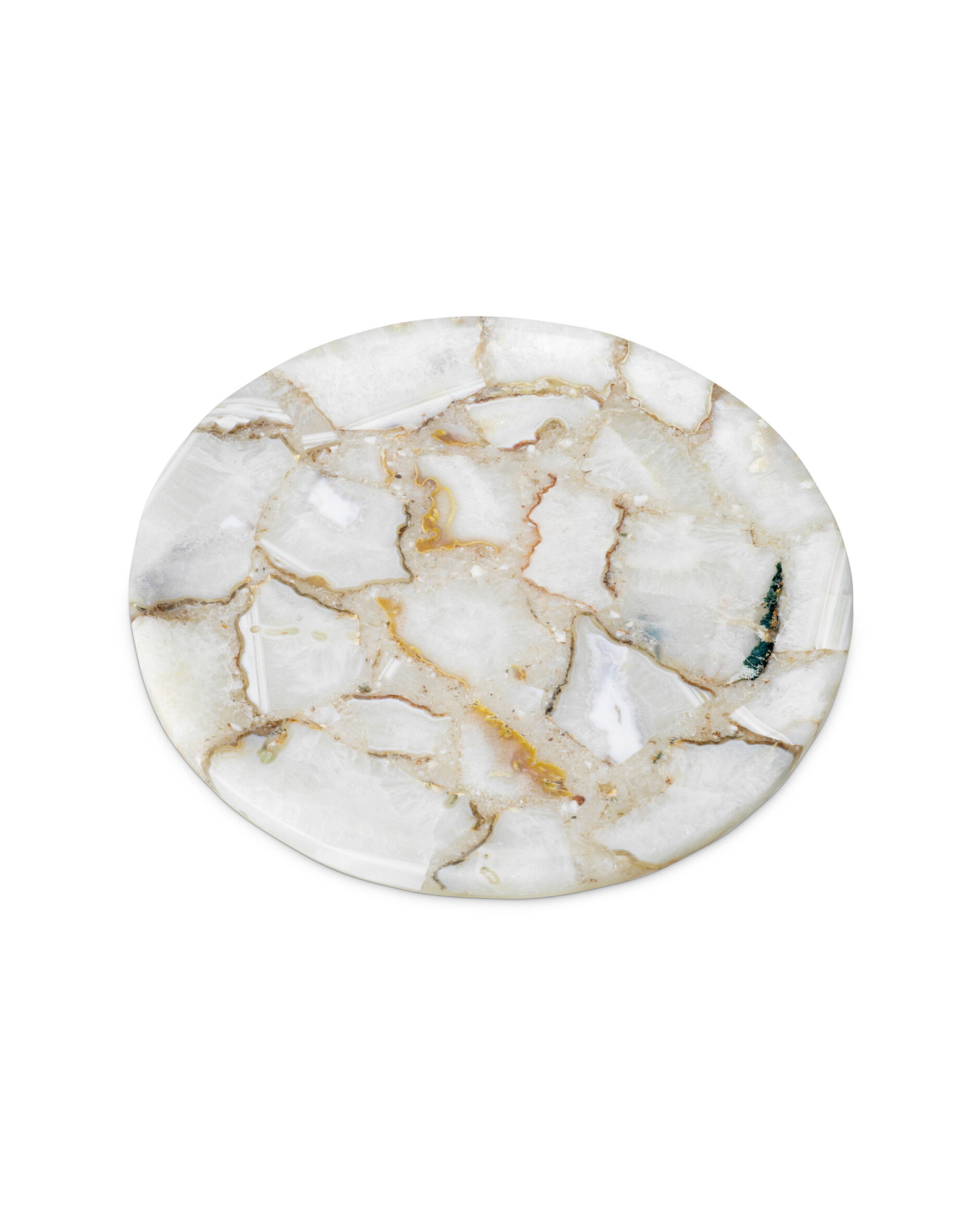 Sonora bricka off-white Ø41