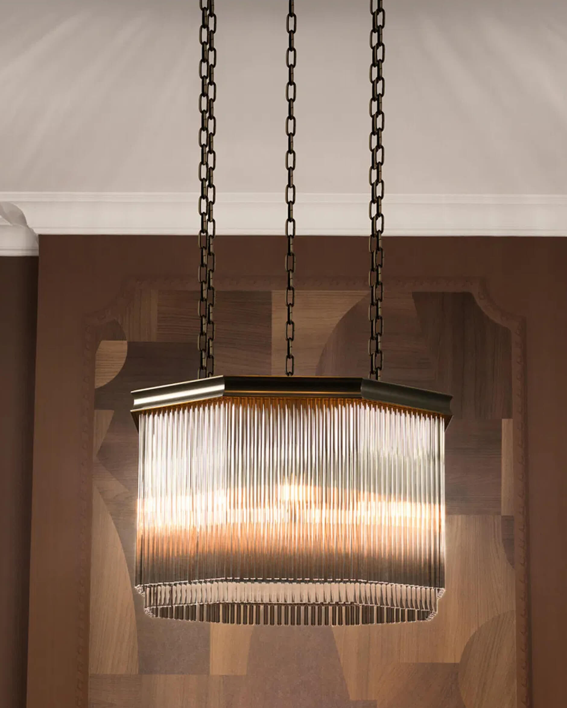 Estela bronzen kroonluchter