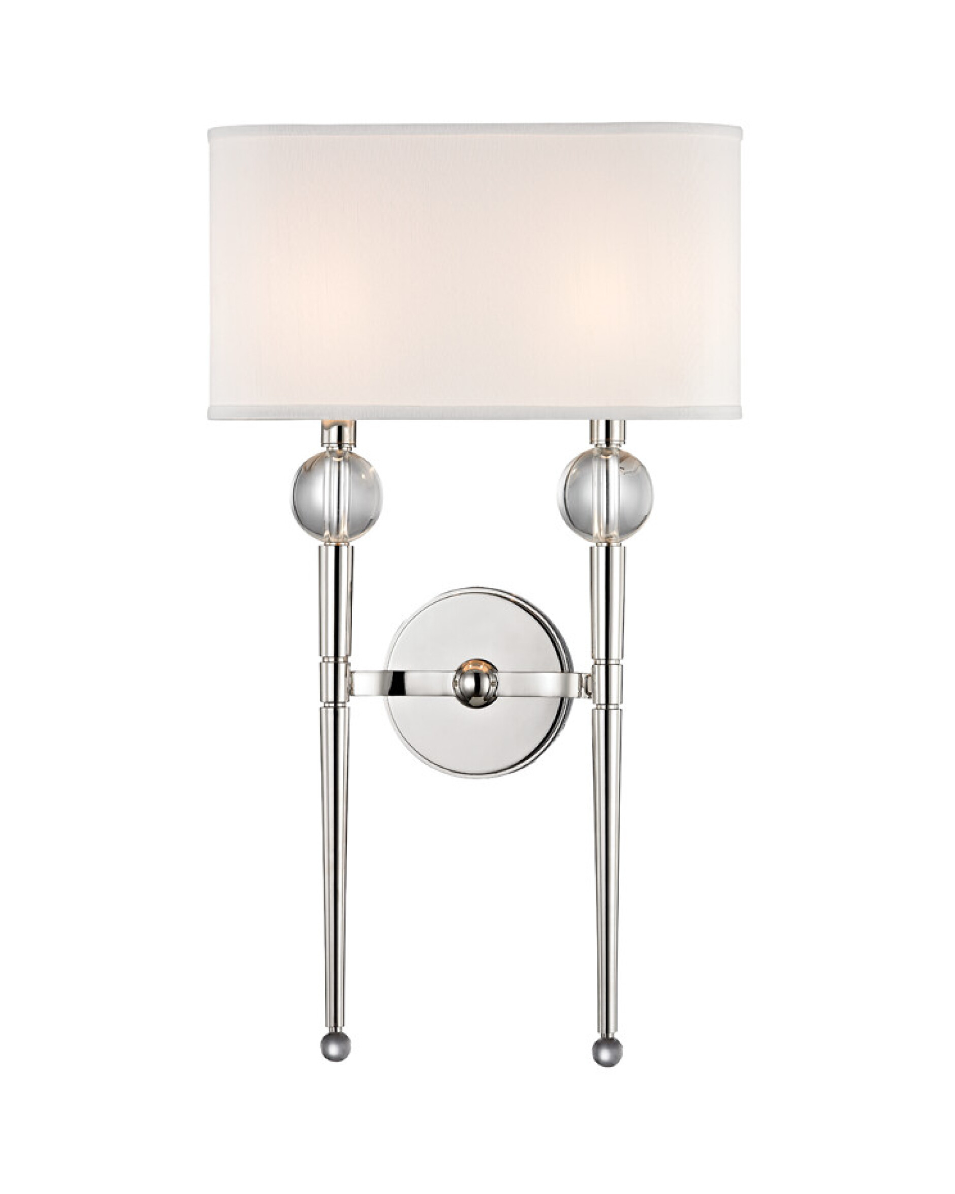 Rockland vegglampe nikkel