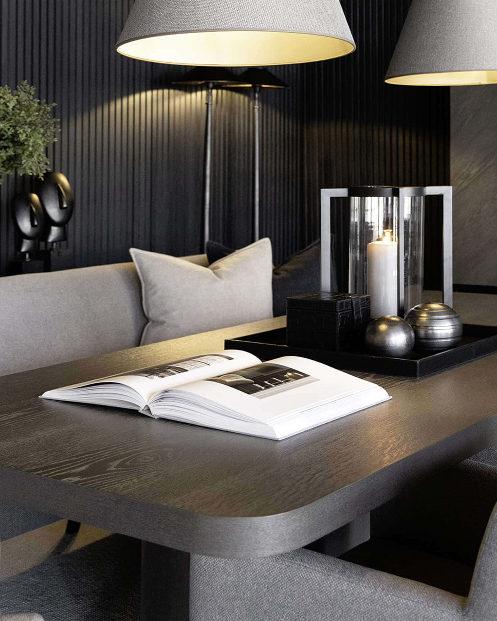 Cloud matbord mörkgrå